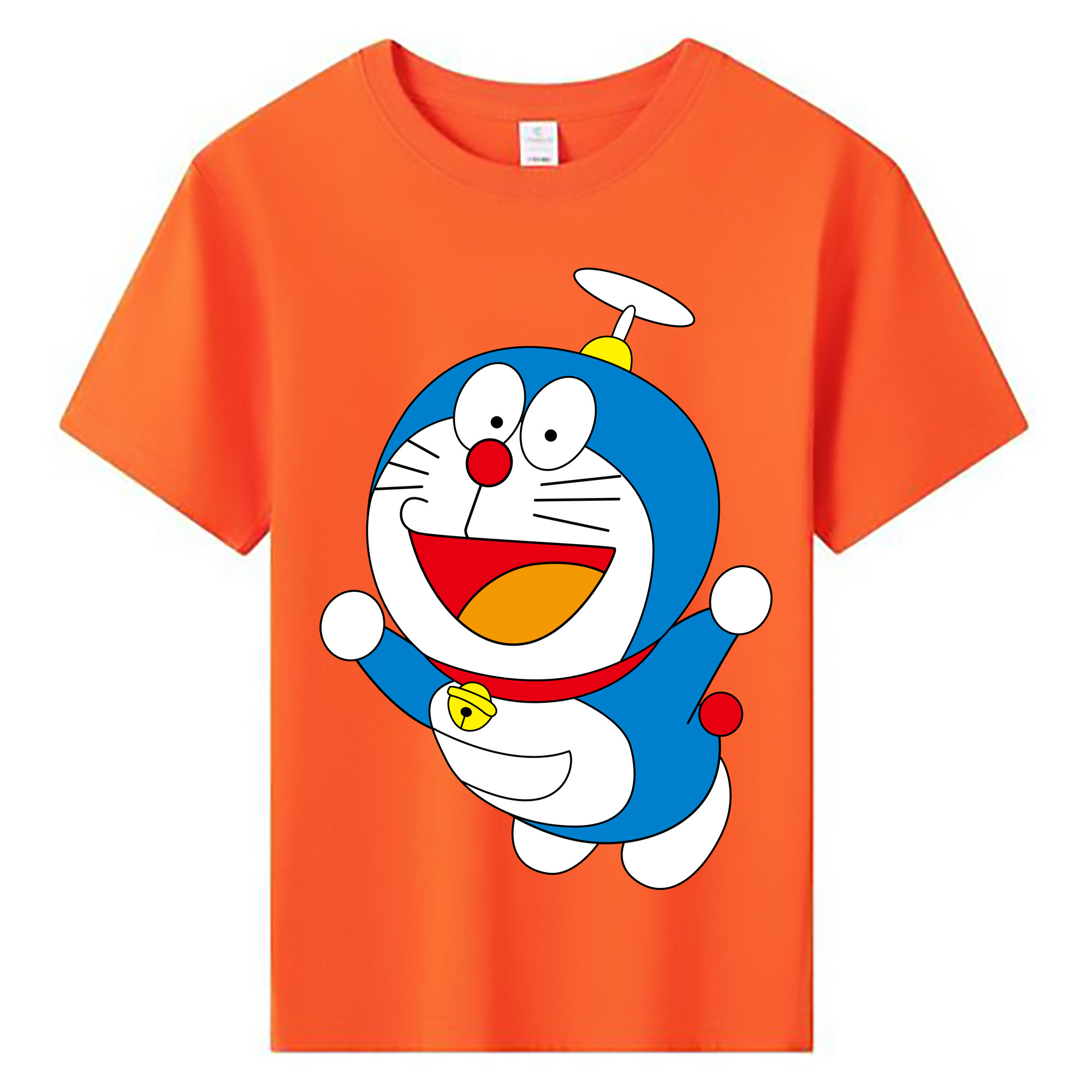（画像用） ドラえもん Doraemon 綿100％キッズTシャツ（フロントプリント）