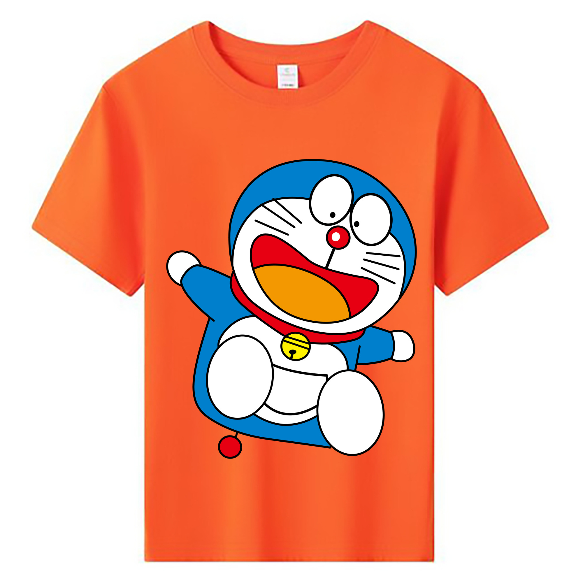 （画像用） ドラえもん Doraemon 綿100％キッズTシャツ（フロントプリント）