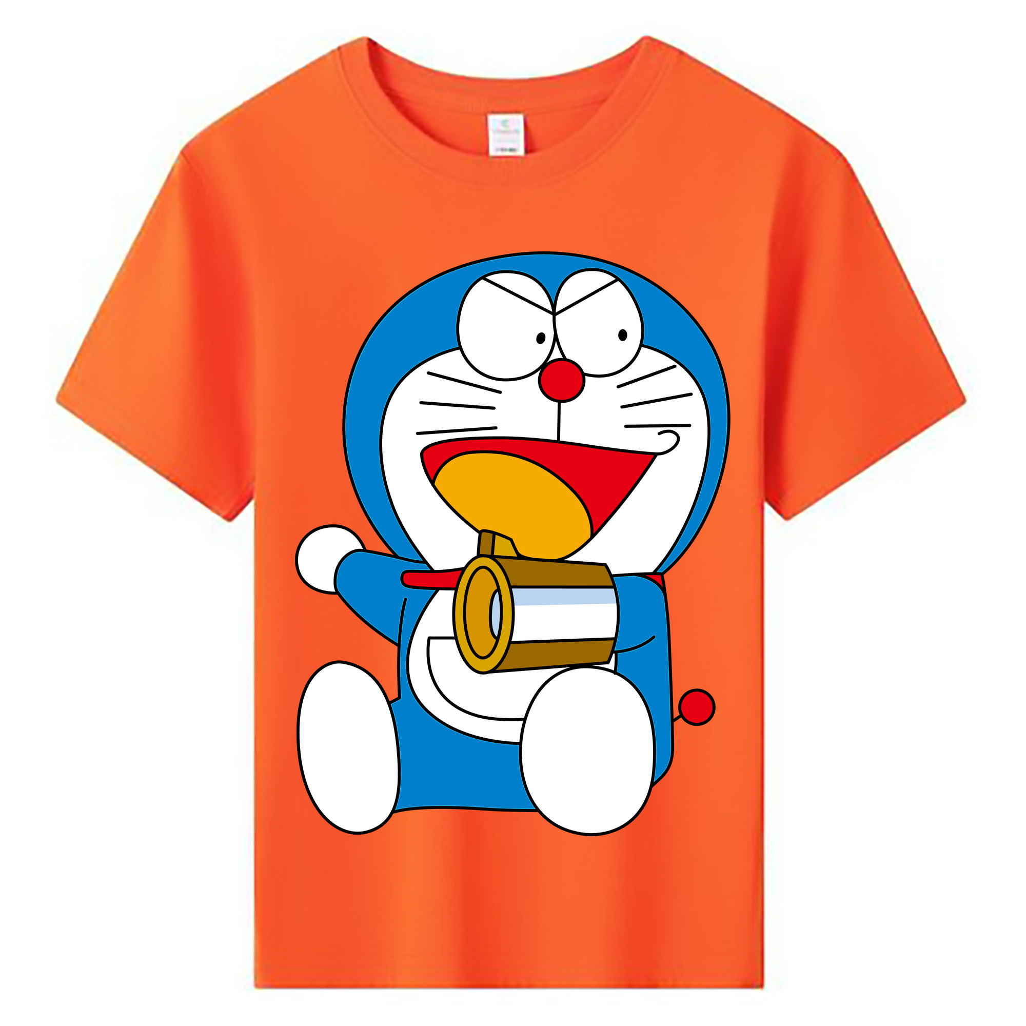 （画像用） ドラえもん Doraemon 綿100％キッズTシャツ（フロントプリント）