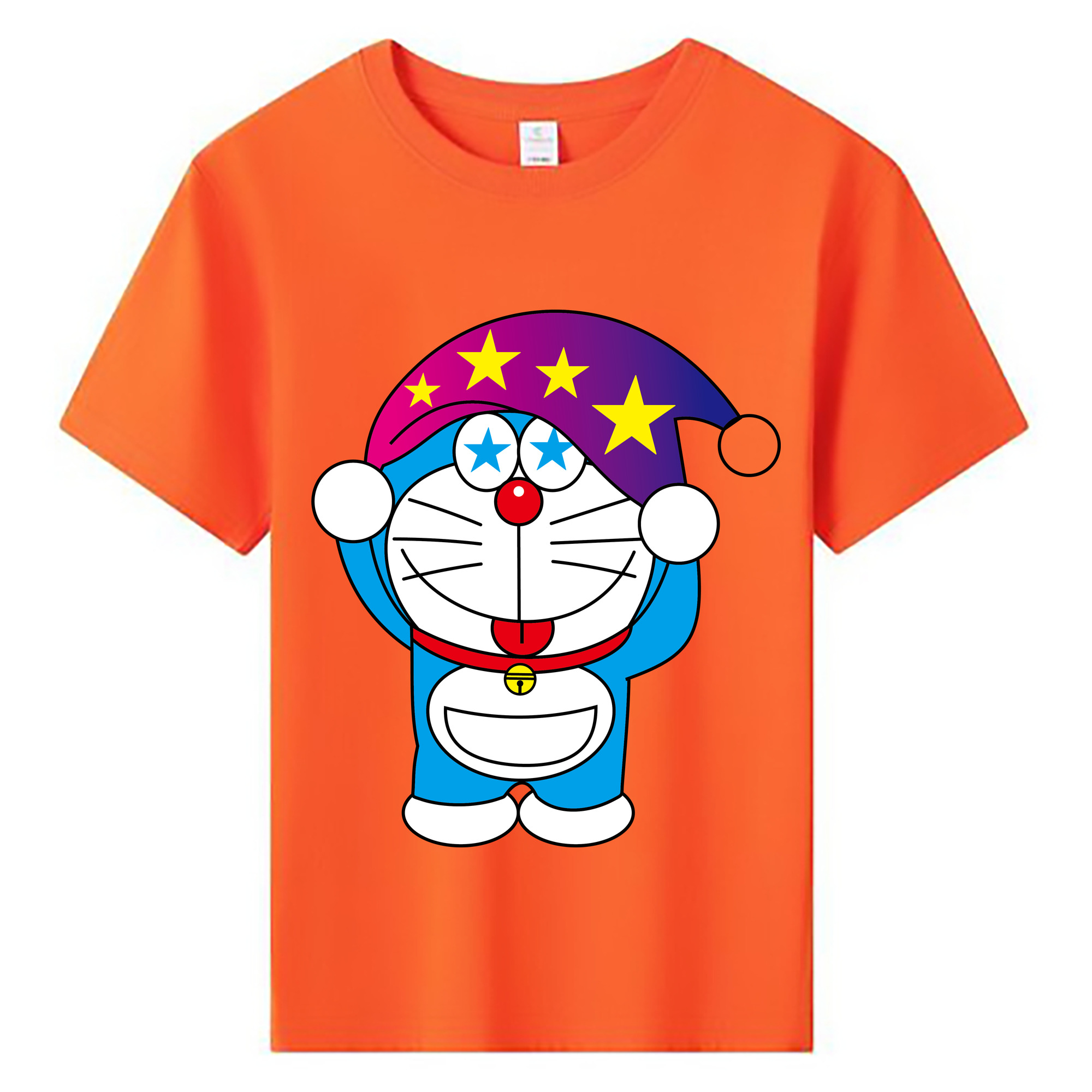 （画像用） ドラえもん Doraemon 綿100％キッズTシャツ（フロントプリント）