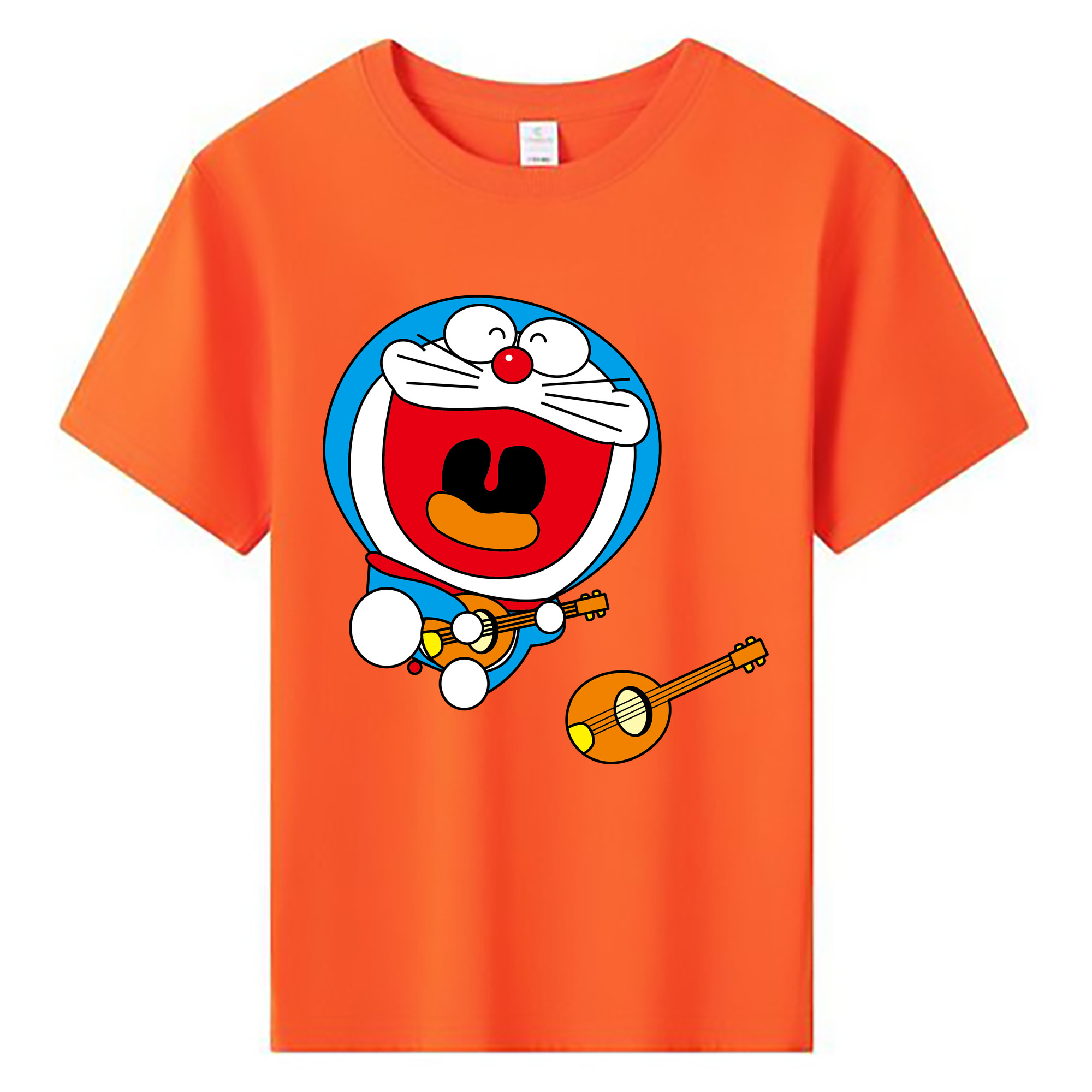 （画像用） ドラえもん Doraemon 綿100％キッズTシャツ（フロントプリント）