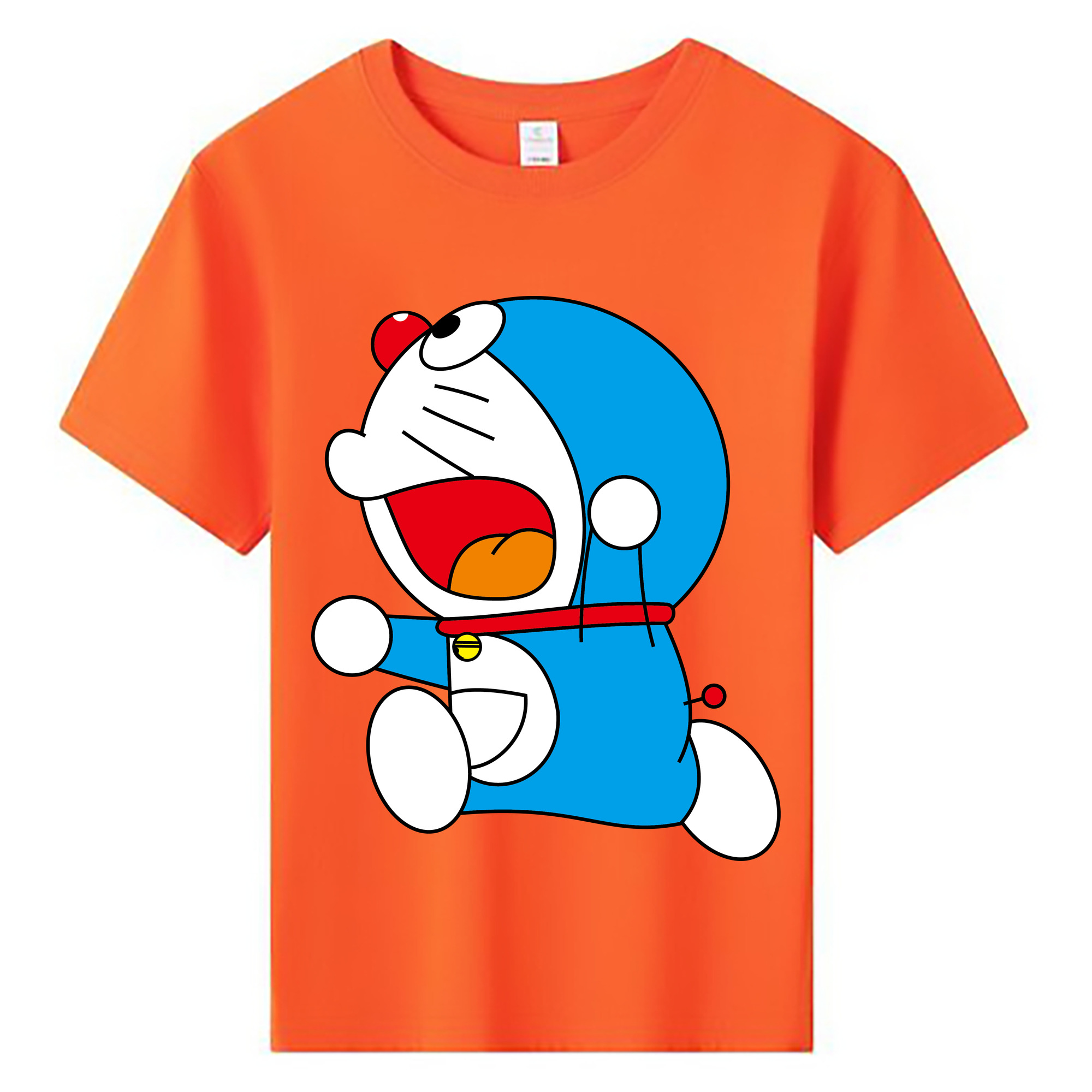 （画像用） ドラえもん Doraemon 綿100％キッズTシャツ（フロントプリント）