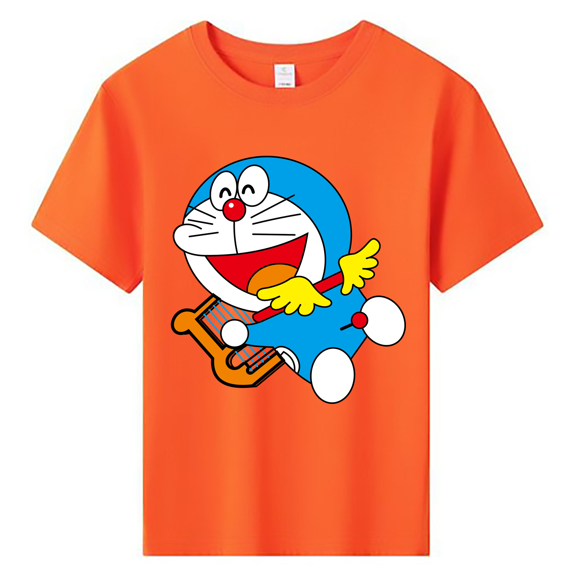 （画像用） ドラえもん Doraemon 綿100％キッズTシャツ（フロントプリント）