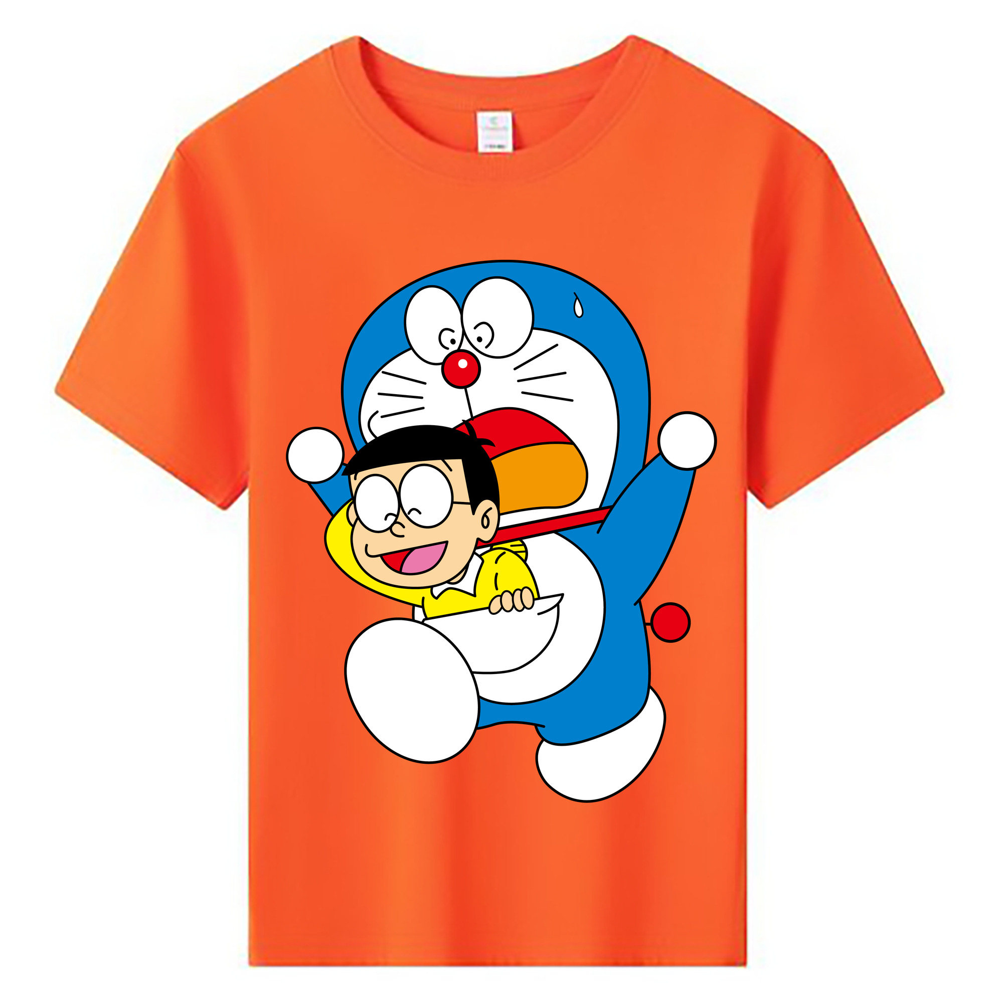 （画像用） ドラえもん Doraemon 綿100％キッズTシャツ（フロントプリント）