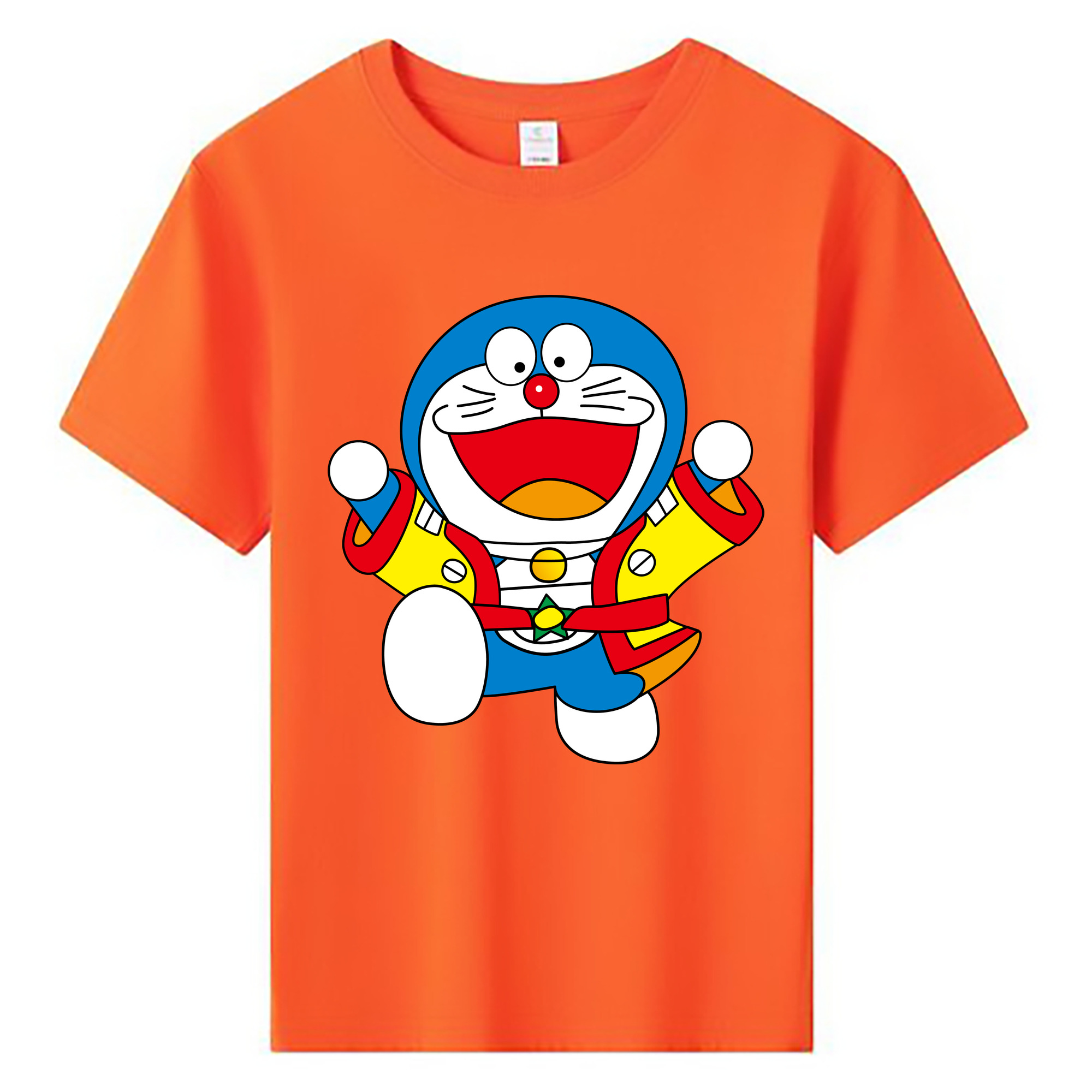 （画像用） ドラえもん Doraemon 綿100％キッズTシャツ（フロントプリント）