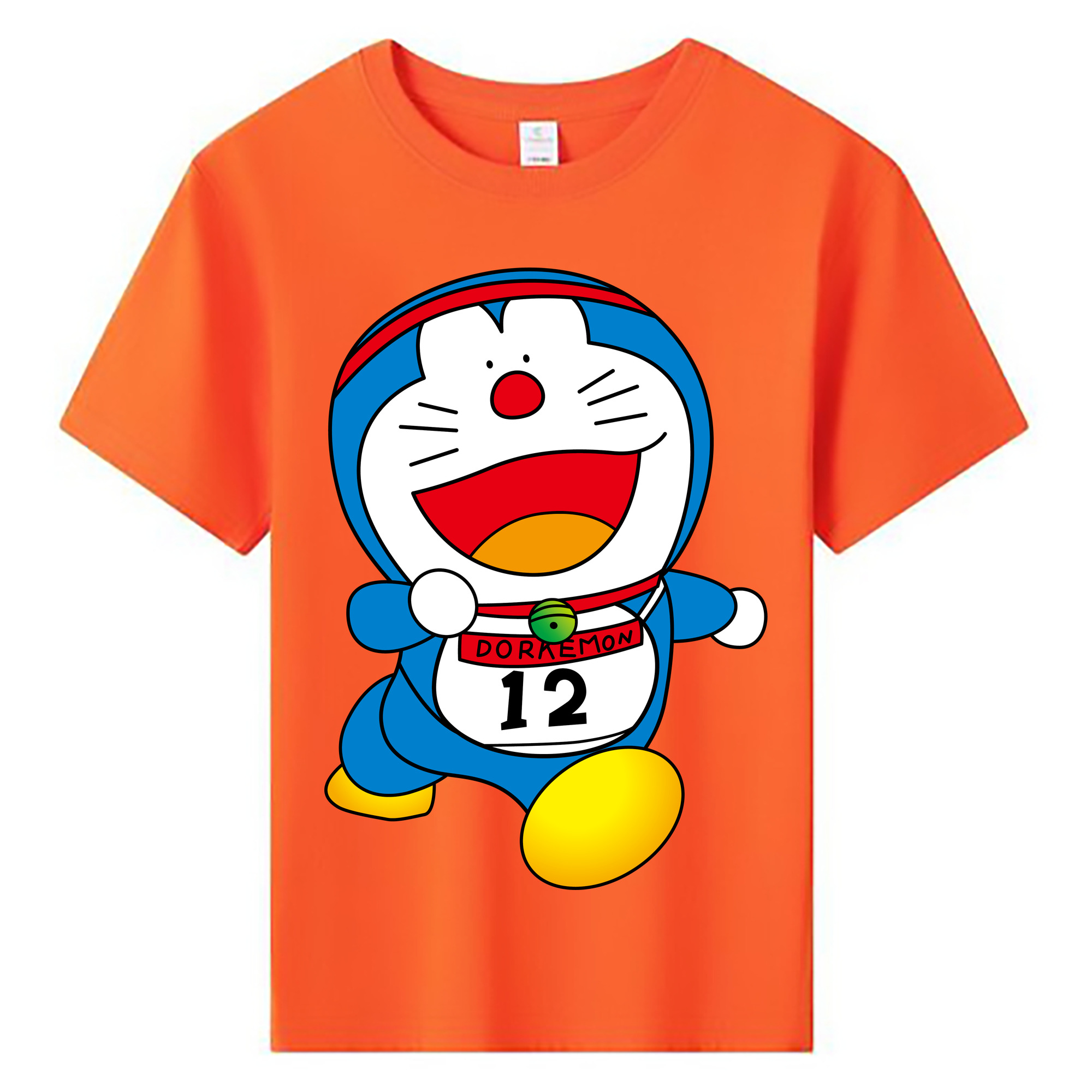 （画像用） ドラえもん Doraemon 綿100％キッズTシャツ（フロントプリント）