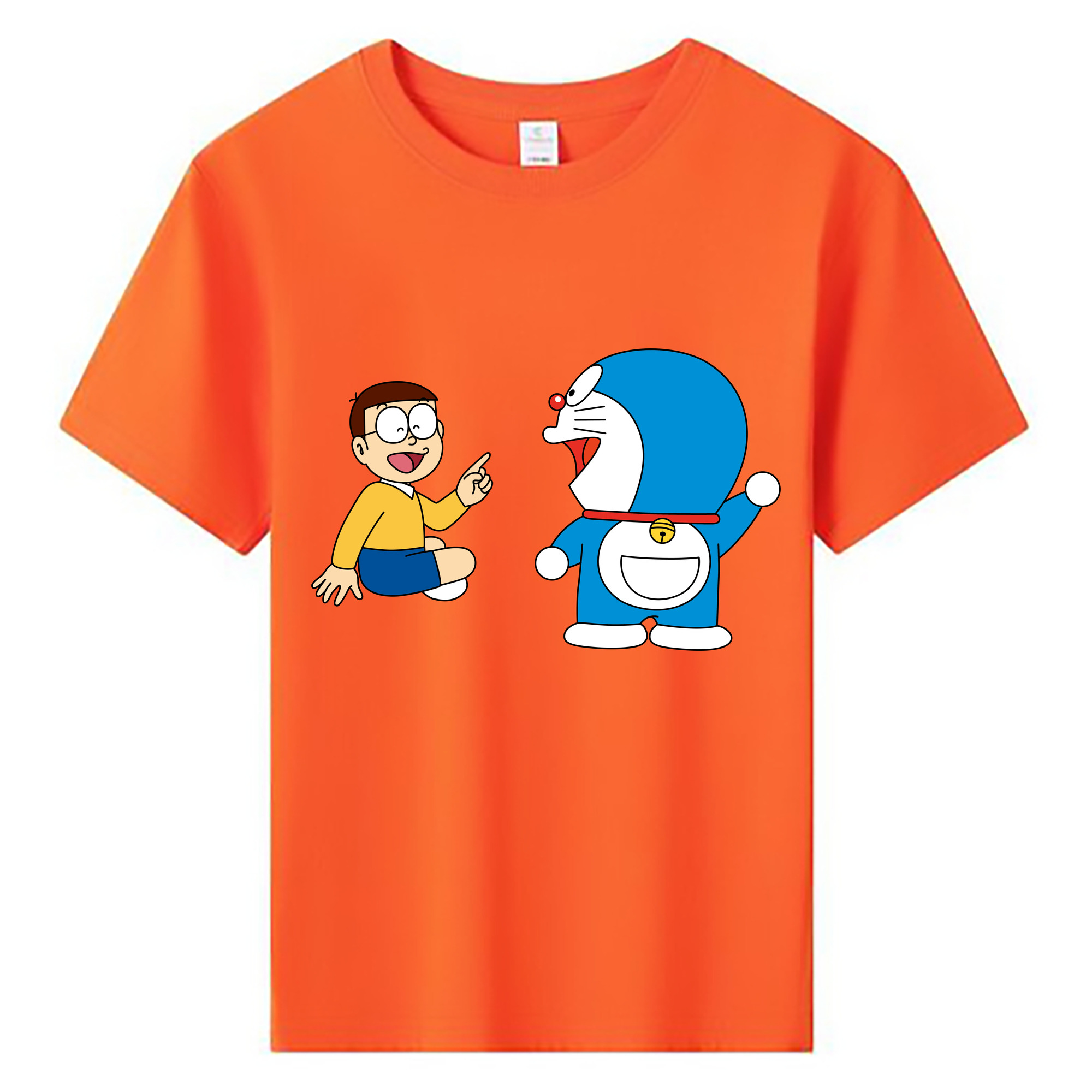 （画像用） ドラえもん Doraemon 綿100％キッズTシャツ（フロントプリント）
