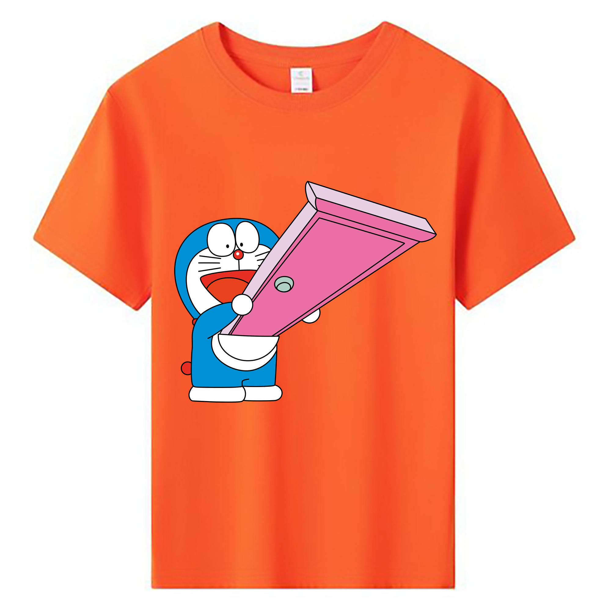 （画像用） ドラえもん Doraemon 綿100％キッズTシャツ（フロントプリント）