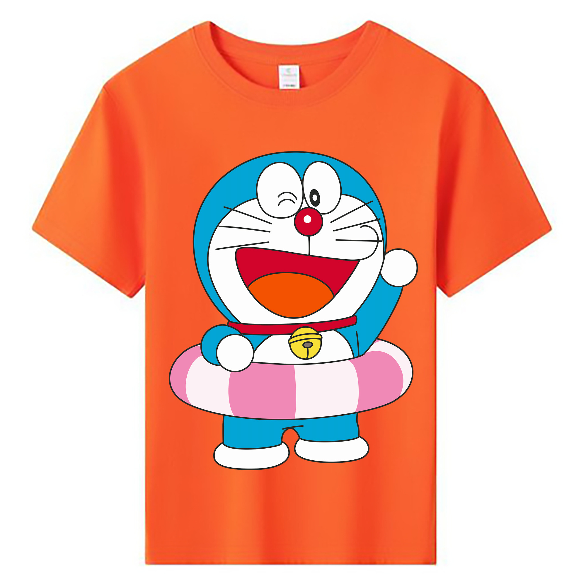 （画像用） ドラえもん Doraemon 綿100％キッズTシャツ（フロントプリント）