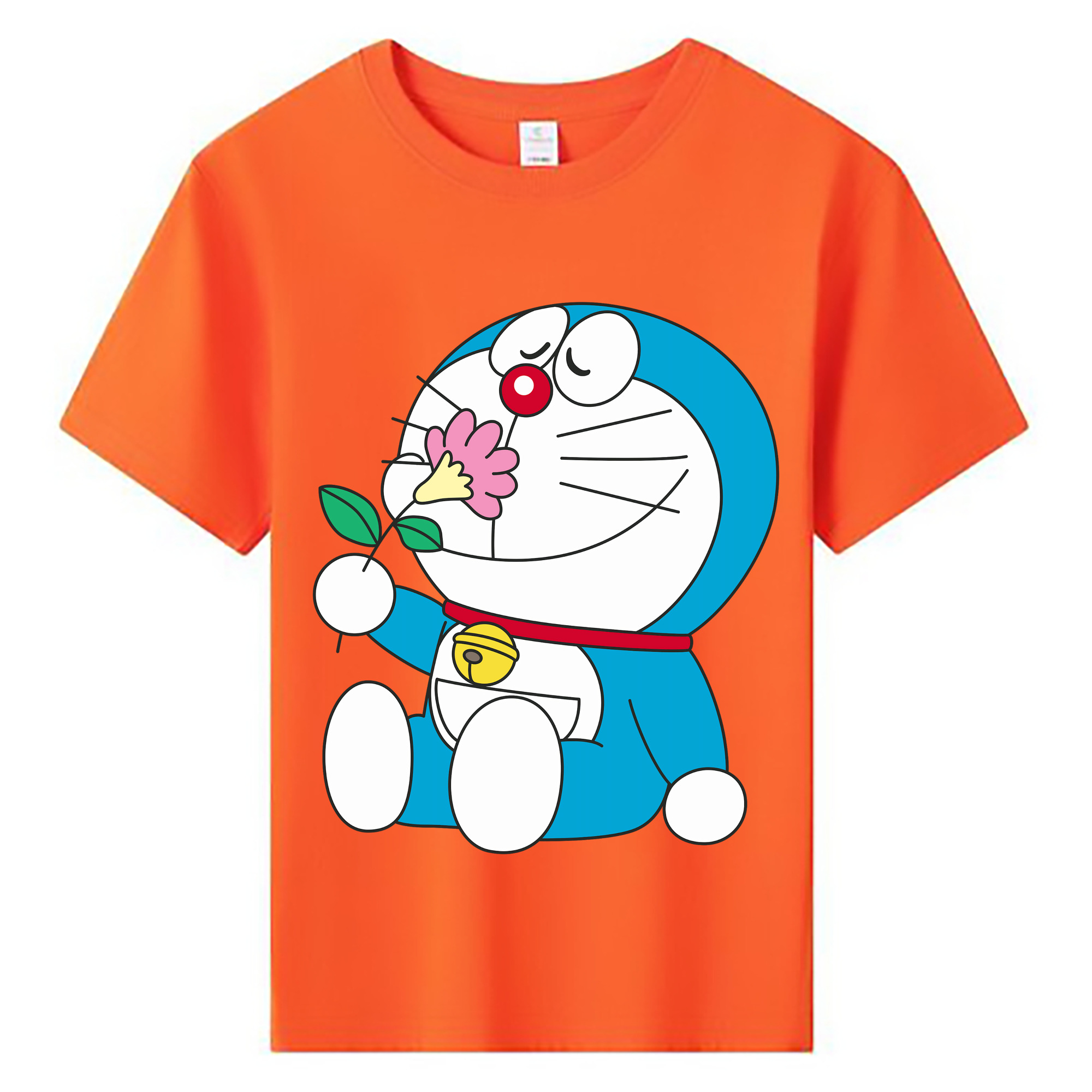 （画像用） ドラえもん Doraemon 綿100％キッズTシャツ（フロントプリント）