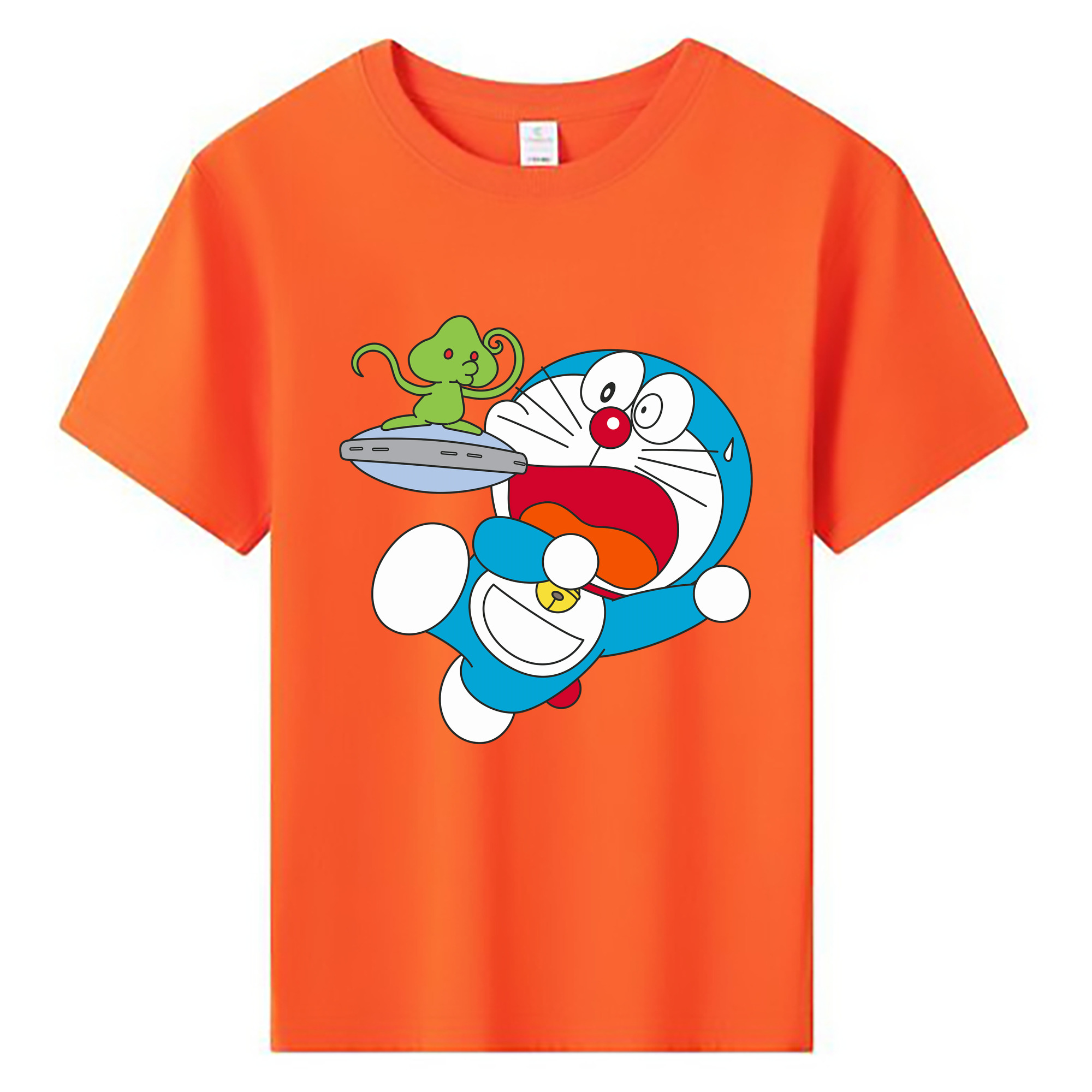 （画像用） ドラえもん Doraemon 綿100％キッズTシャツ（フロントプリント）