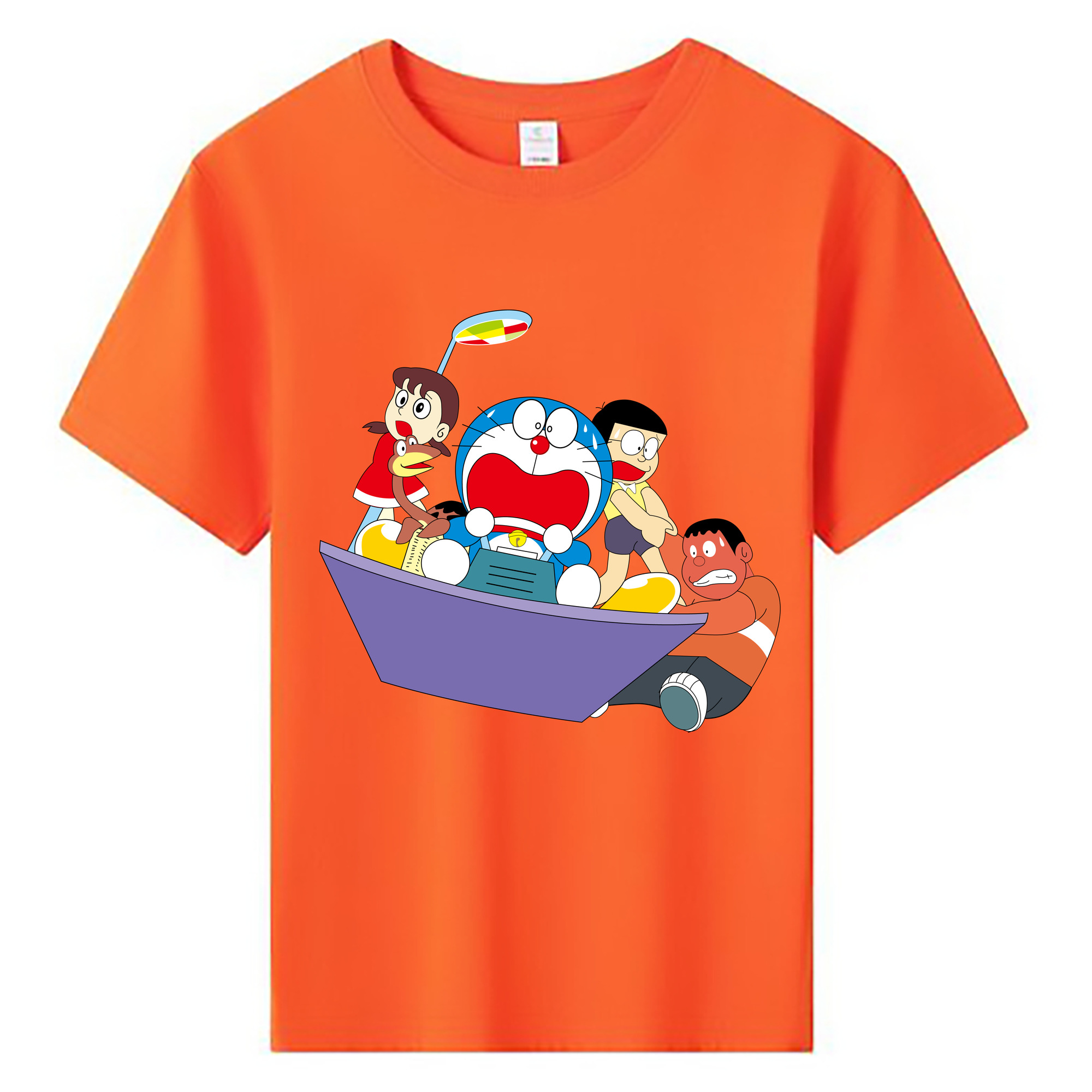 （画像用） ドラえもん Doraemon 綿100％キッズTシャツ（フロントプリント）