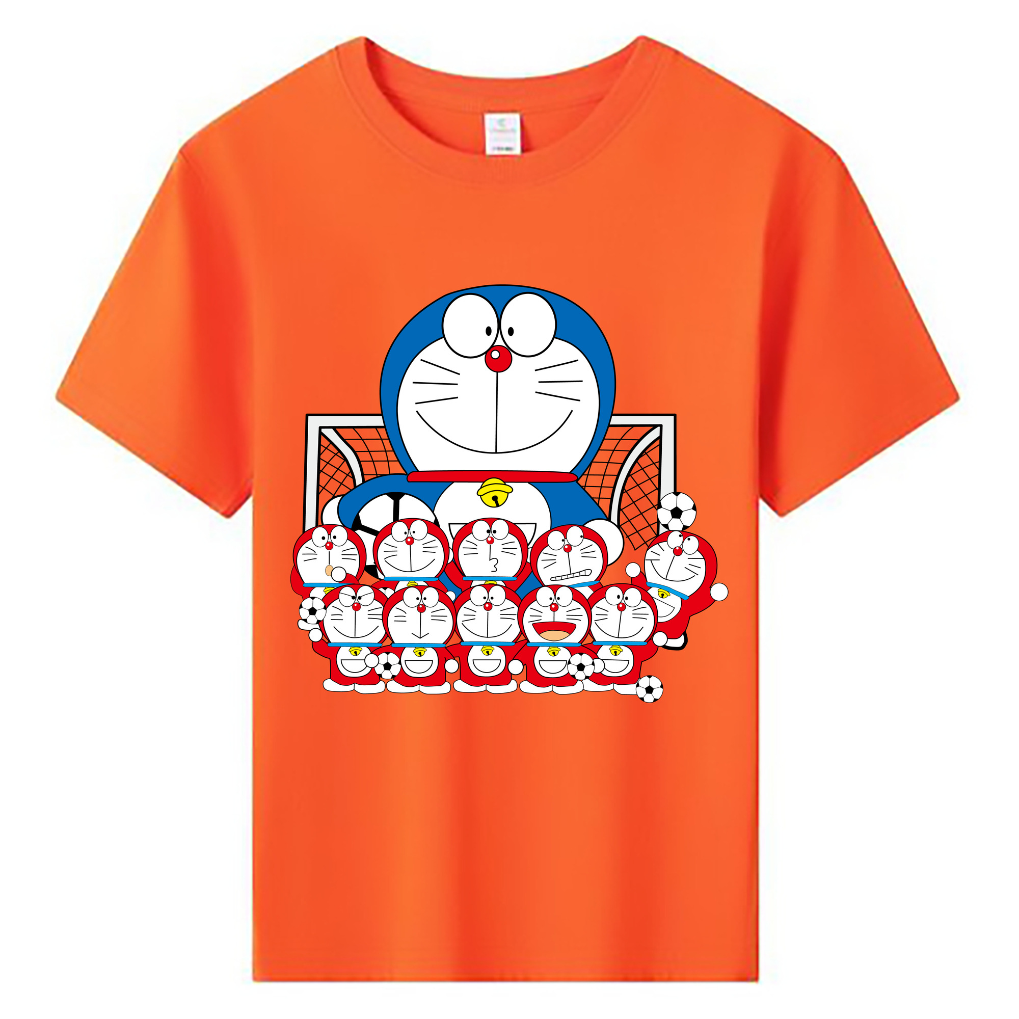 （画像用） ドラえもん Doraemon 綿100％キッズTシャツ（フロントプリント）