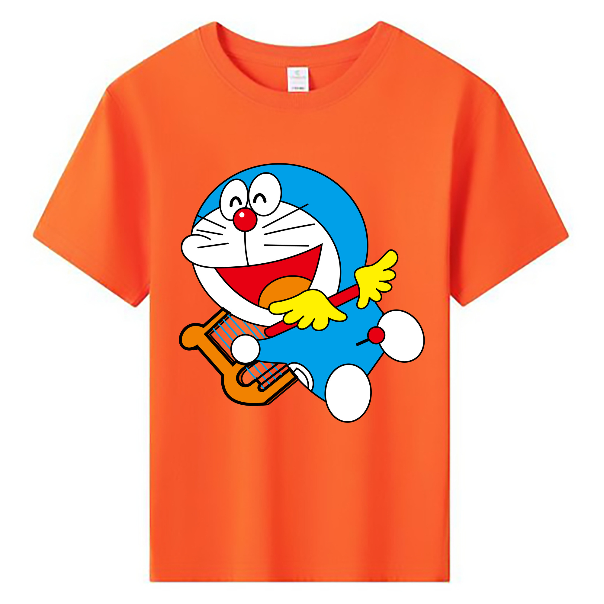 （画像用） ドラえもん Doraemon 綿100％キッズTシャツ（フロントプリント）