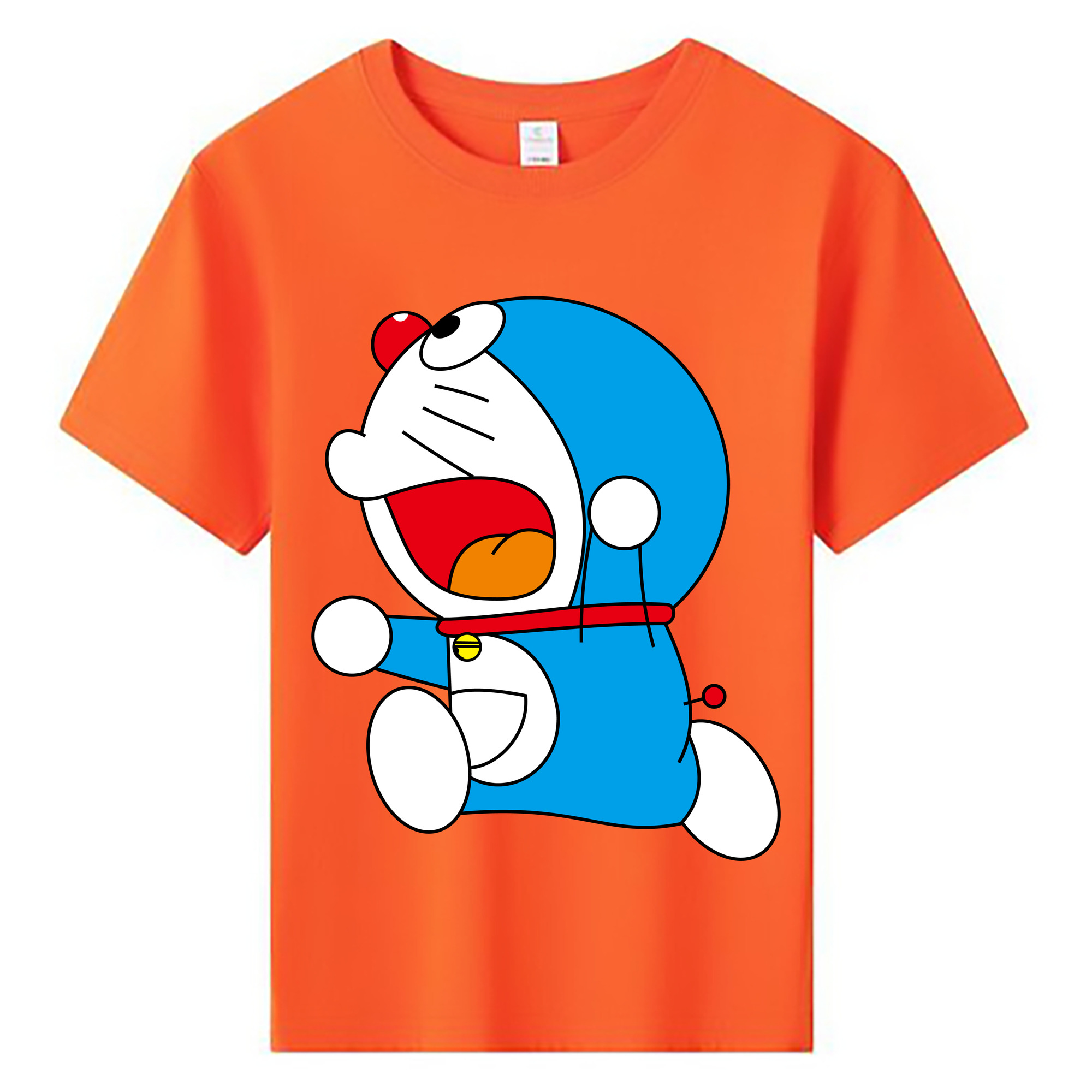 （画像用） ドラえもん Doraemon 綿100％キッズTシャツ（フロントプリント）