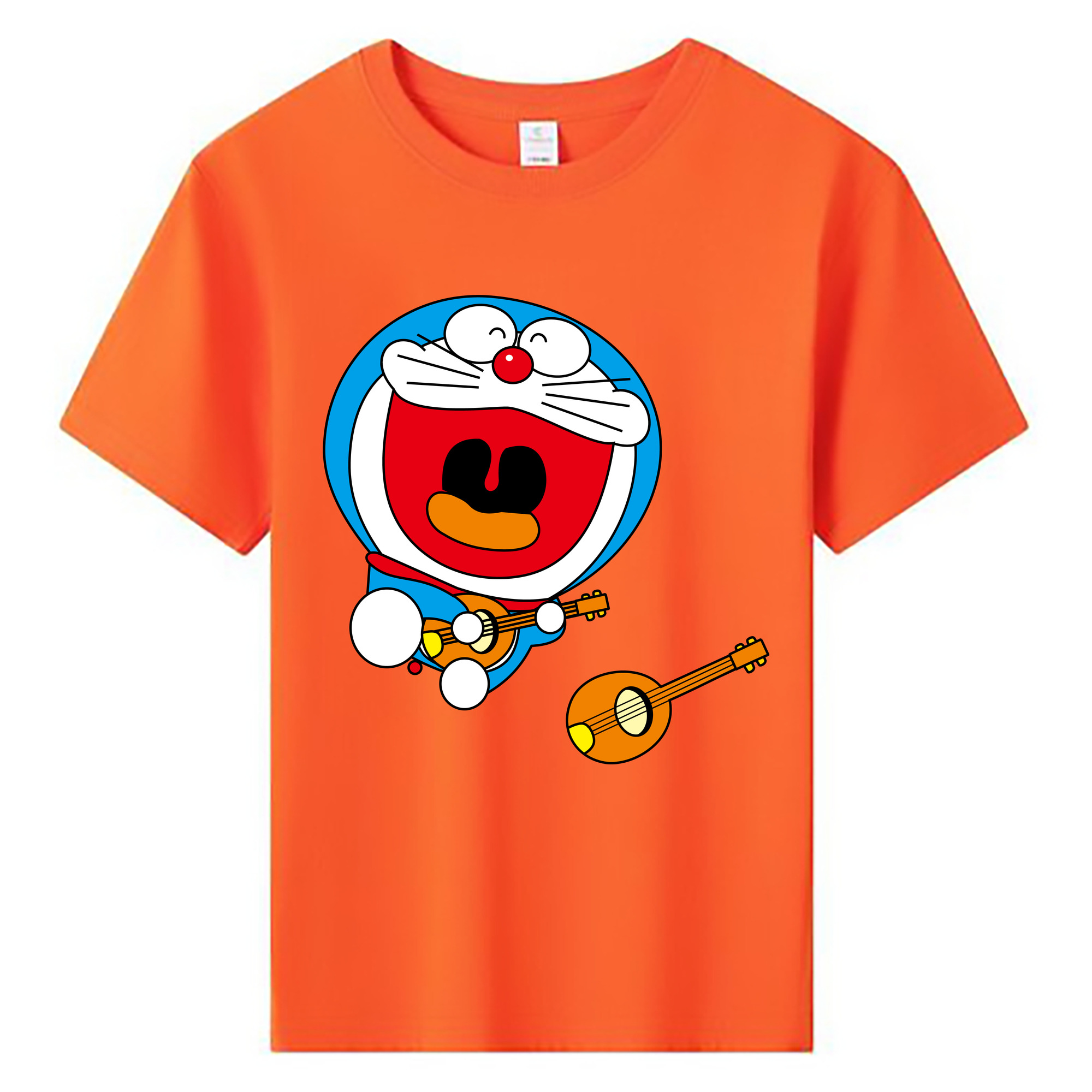 （画像用） ドラえもん Doraemon 綿100％キッズTシャツ（フロントプリント）