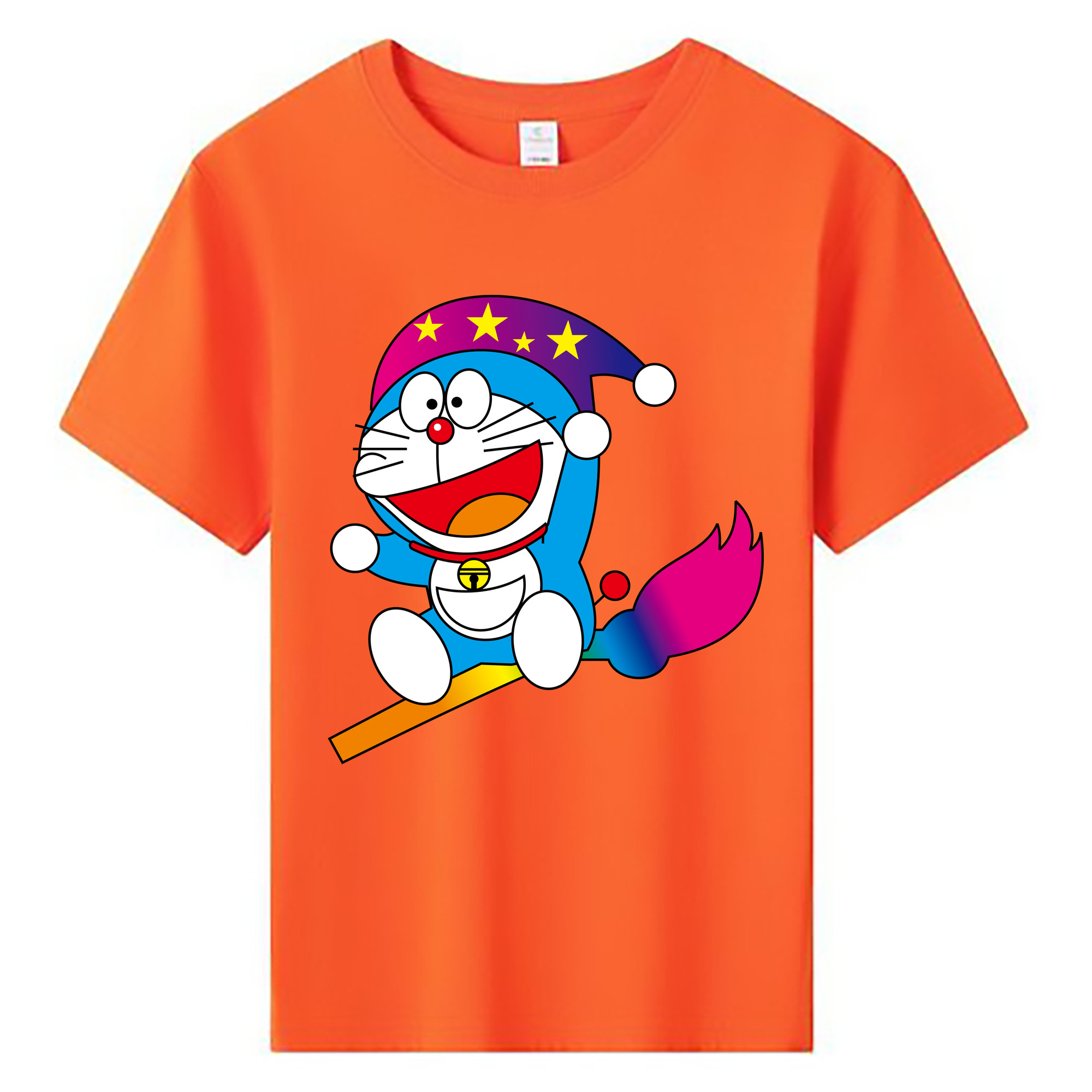 （画像用） ドラえもん Doraemon 綿100％キッズTシャツ（フロントプリント）