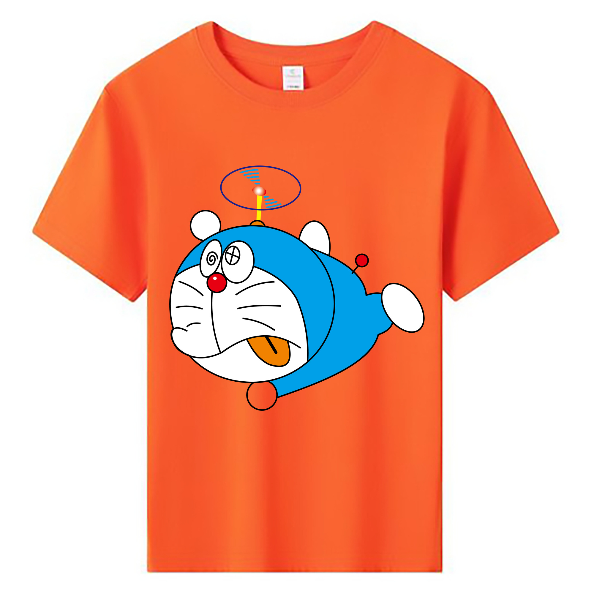 （画像用） ドラえもん Doraemon 綿100％キッズTシャツ（フロントプリント）