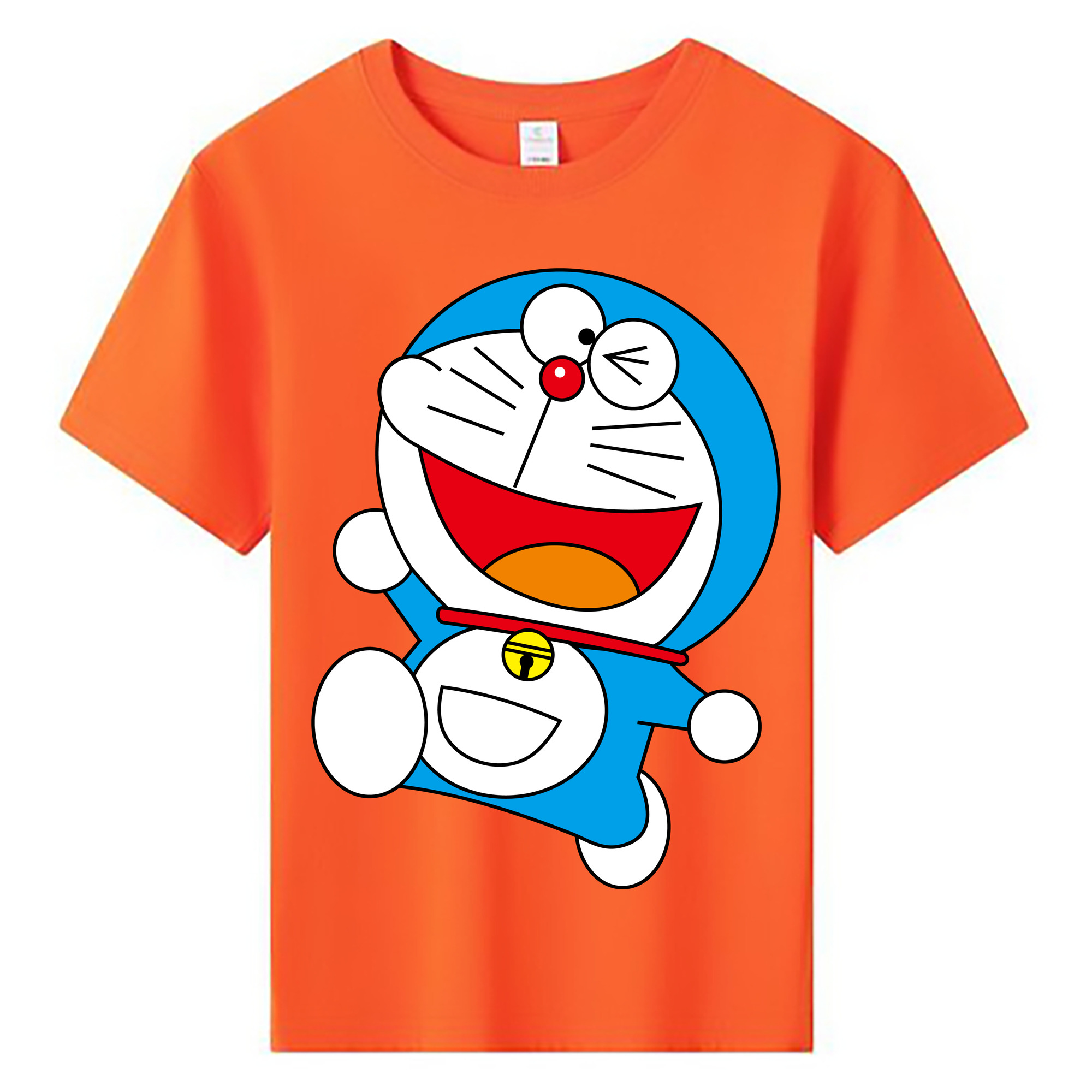 （画像用） ドラえもん Doraemon 綿100％キッズTシャツ（フロントプリント）