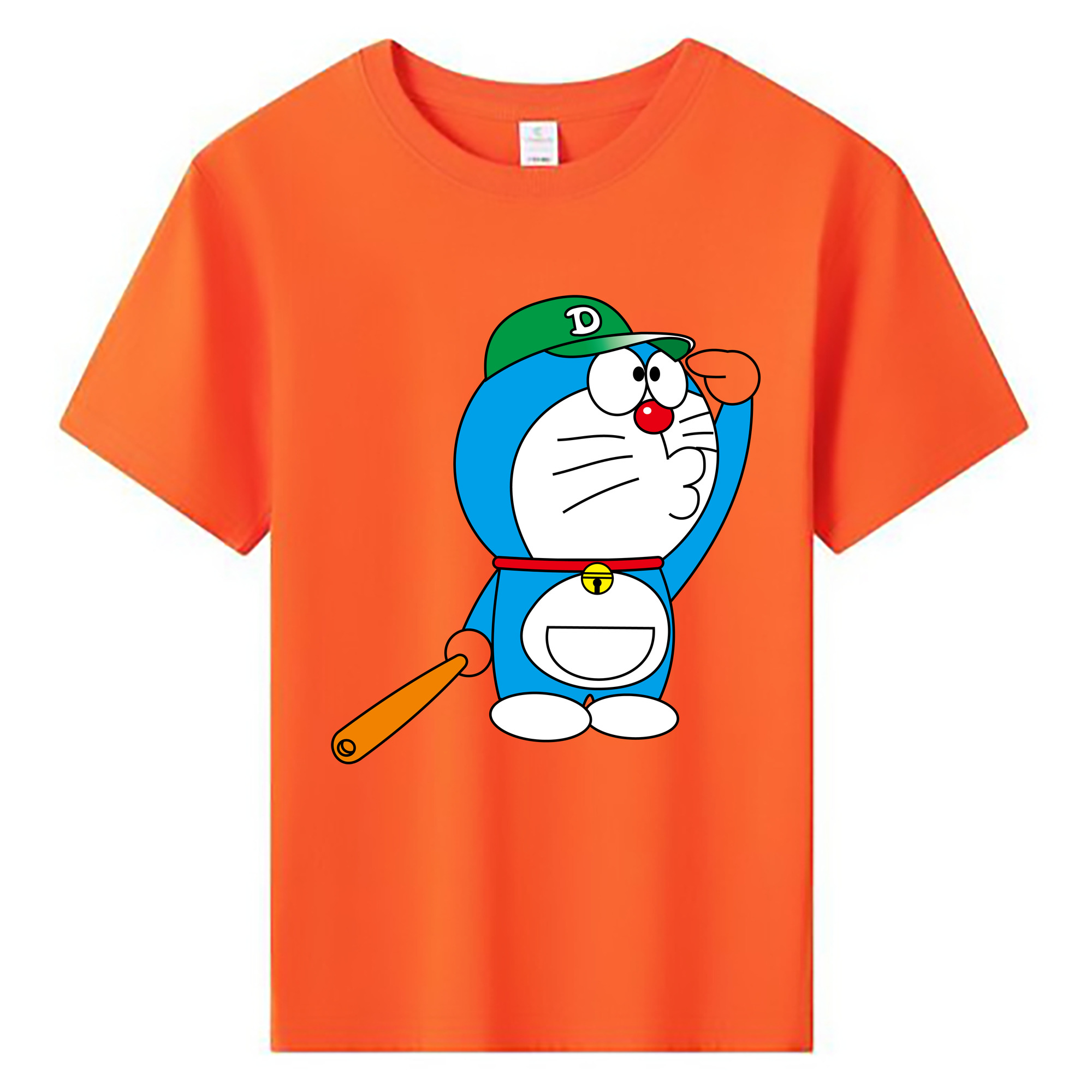 （画像用） ドラえもん Doraemon 綿100％キッズTシャツ（フロントプリント）