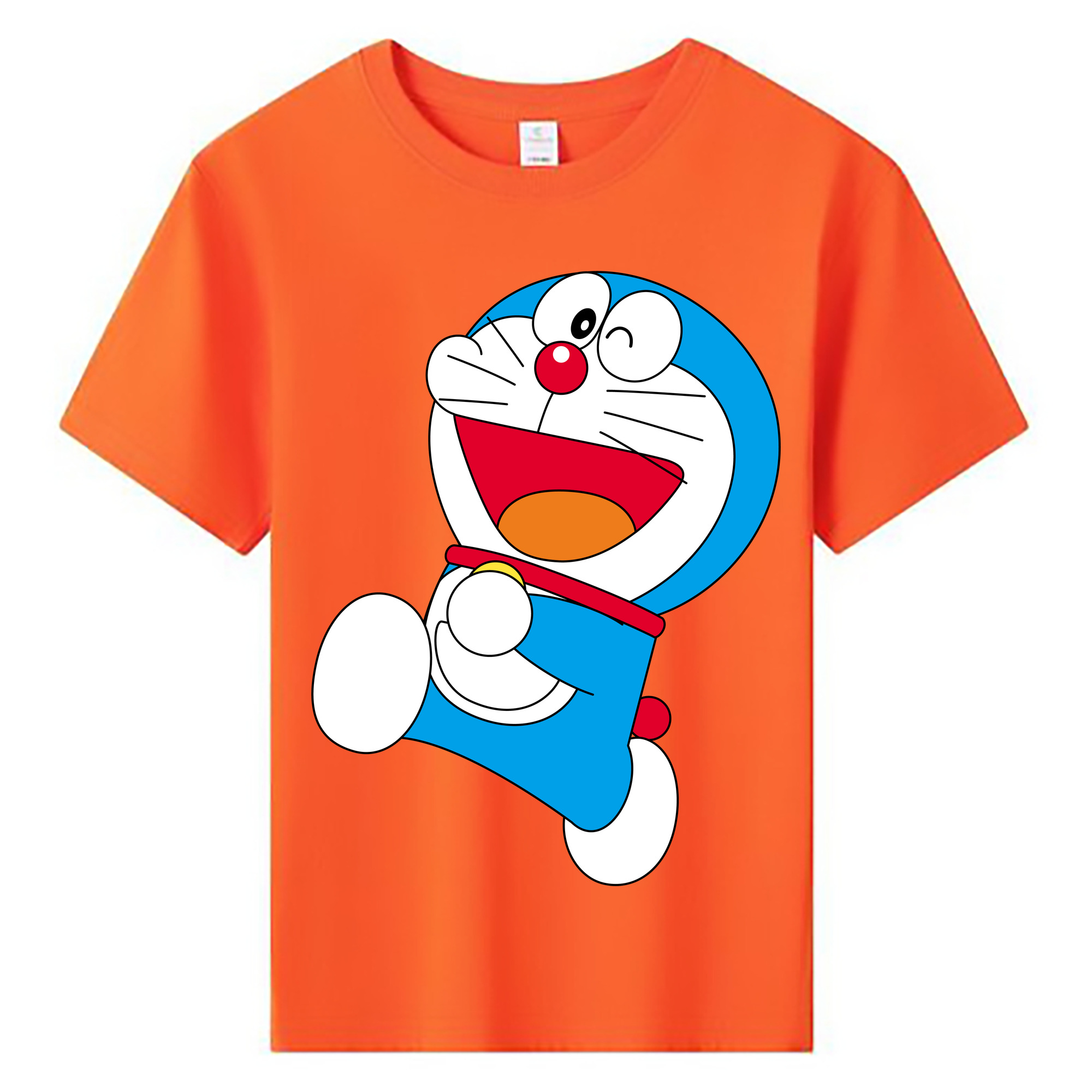 （画像用） ドラえもん Doraemon 綿100％キッズTシャツ（フロントプリント）