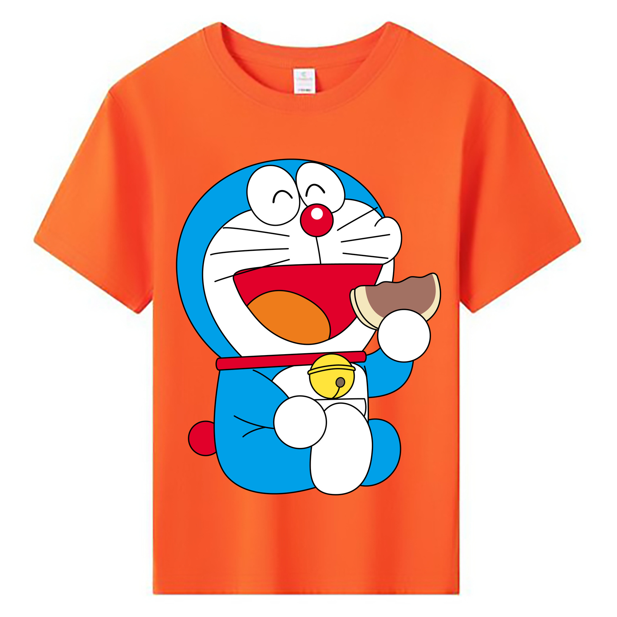 （画像用） ドラえもん Doraemon 綿100％キッズTシャツ（フロントプリント）