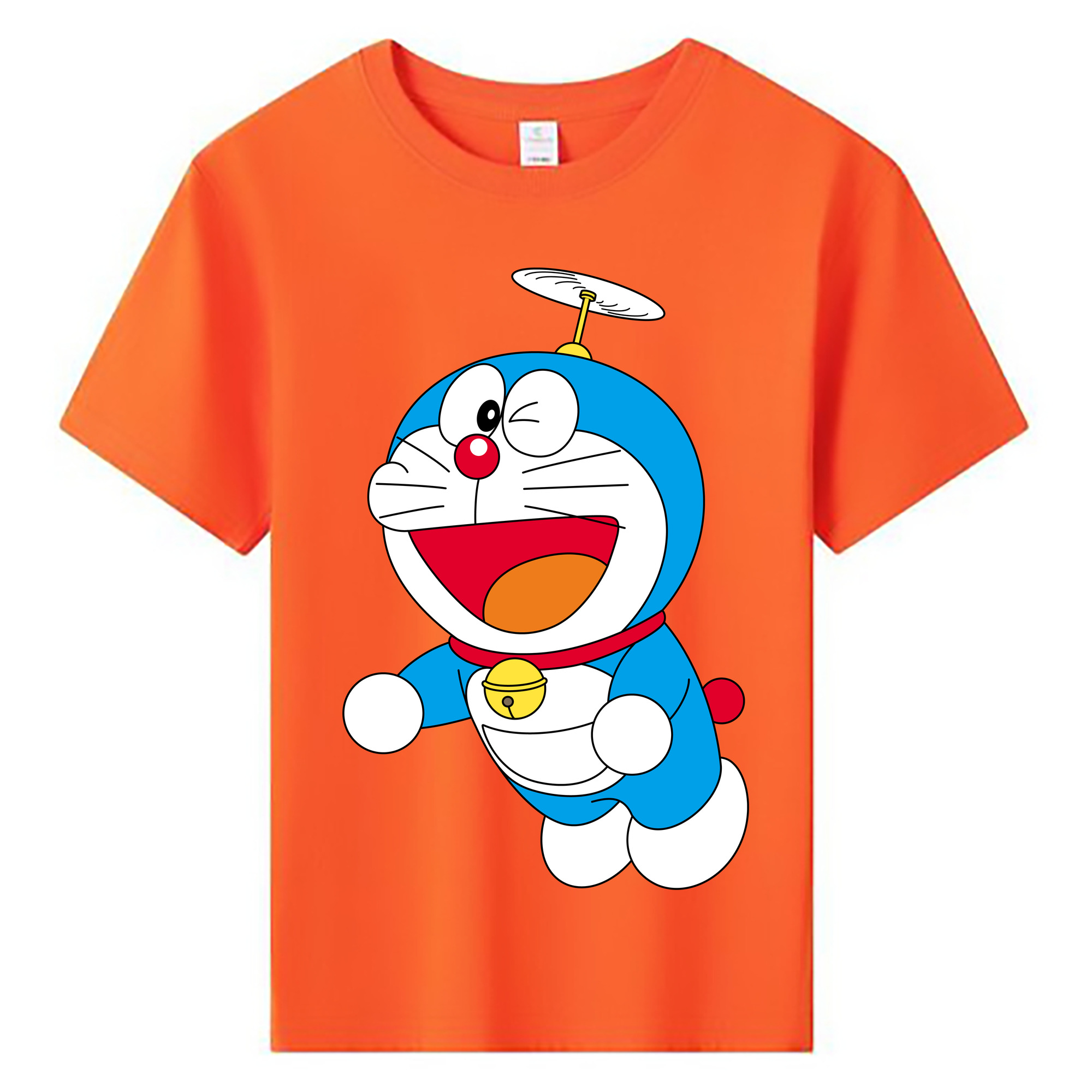 （画像用） ドラえもん Doraemon 綿100％キッズTシャツ（フロントプリント）