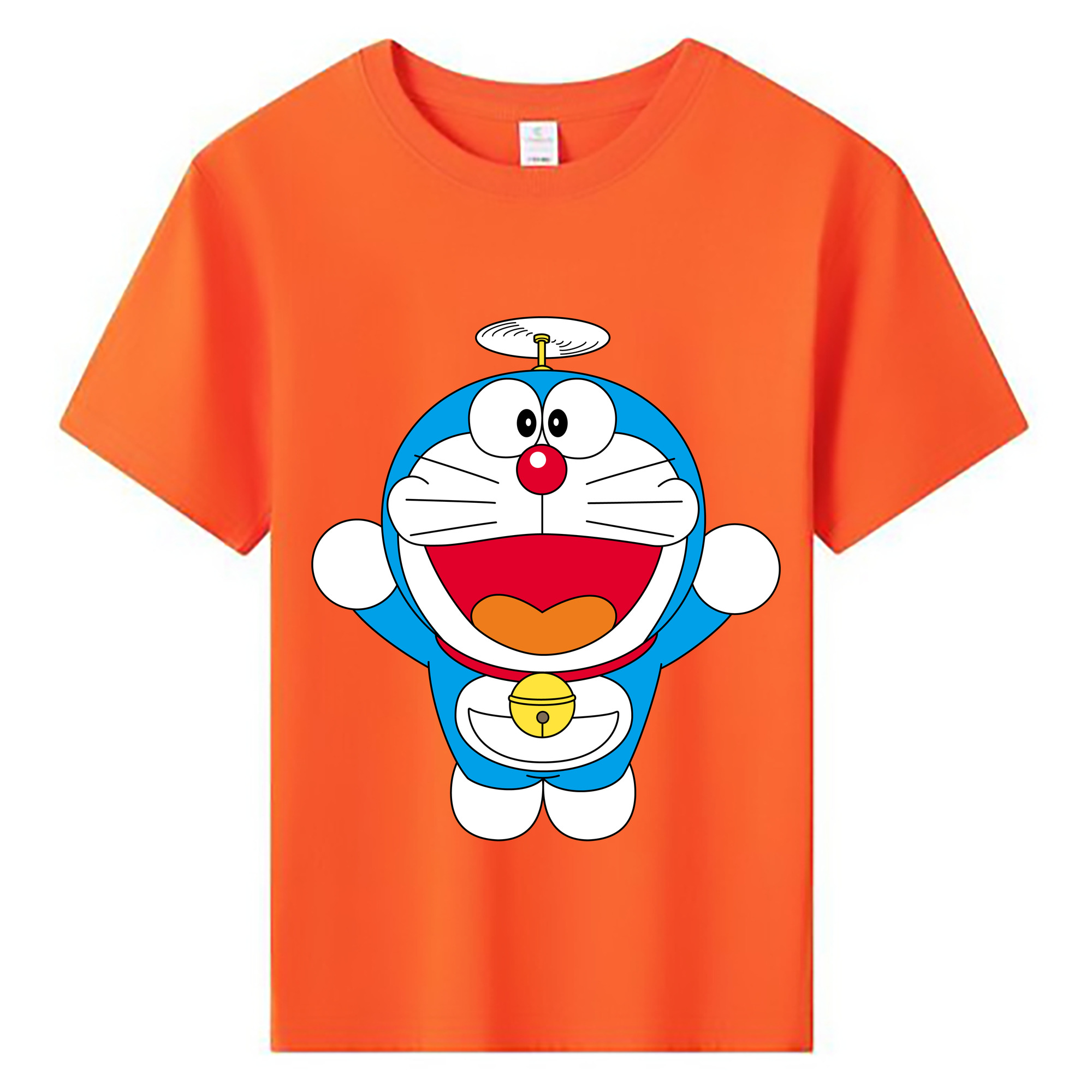（画像用） ドラえもん Doraemon 綿100％キッズTシャツ（フロントプリント）