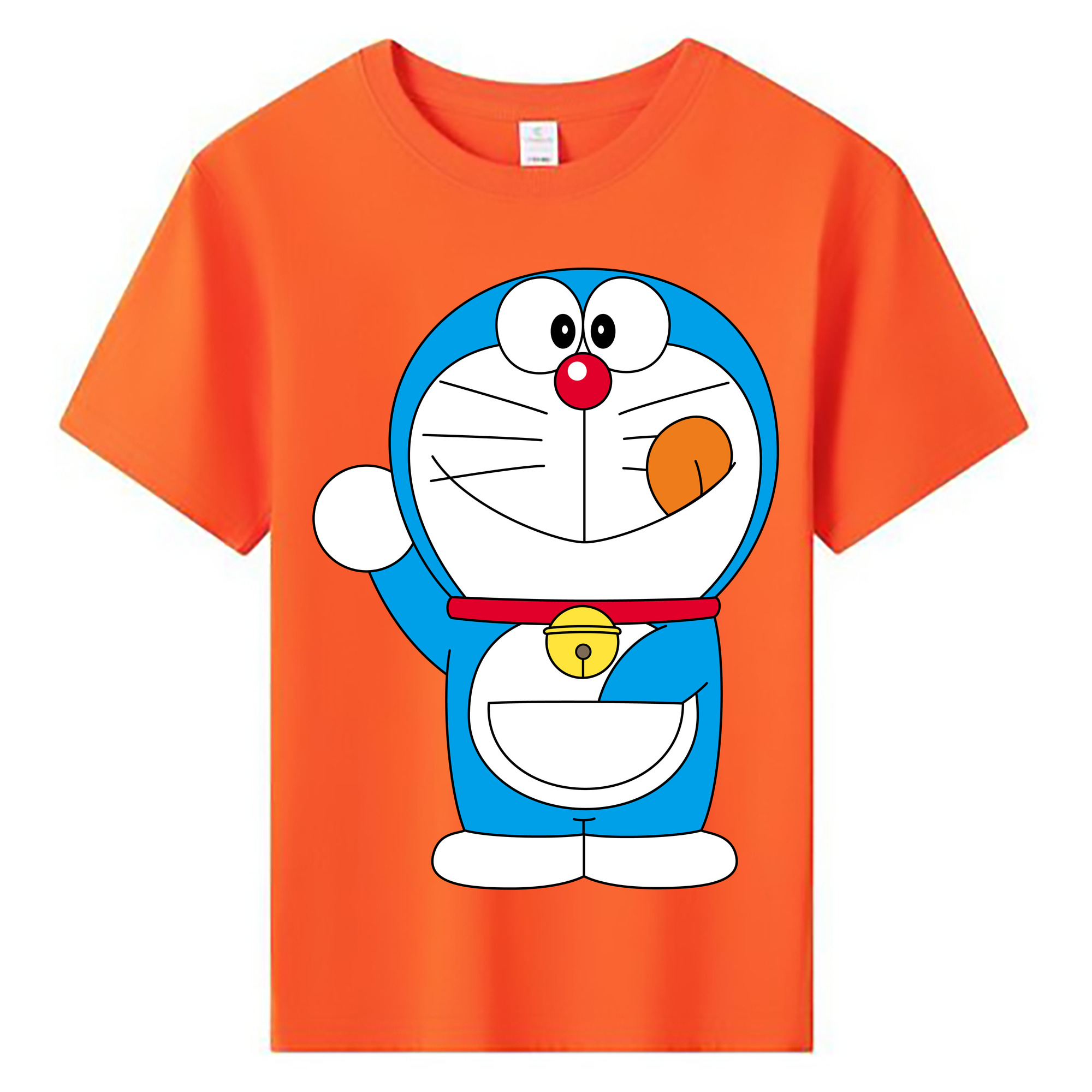 （画像用） ドラえもん Doraemon 綿100％キッズTシャツ（フロントプリント）