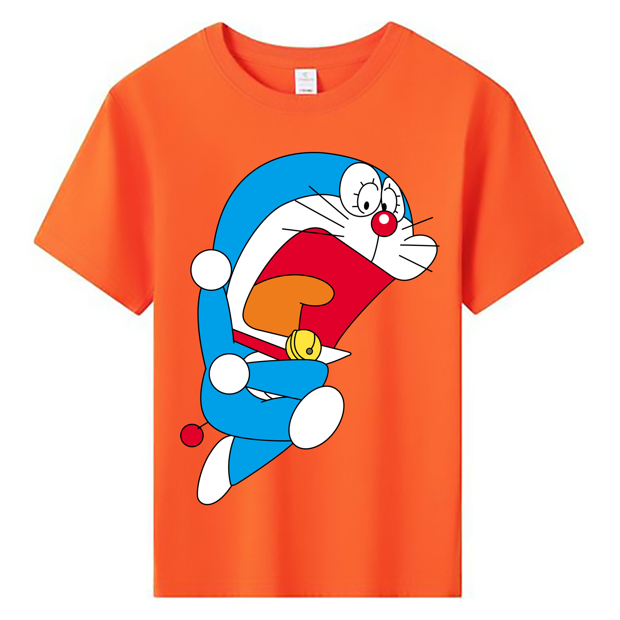 （画像用） ドラえもん Doraemon 綿100％キッズTシャツ（フロントプリント）