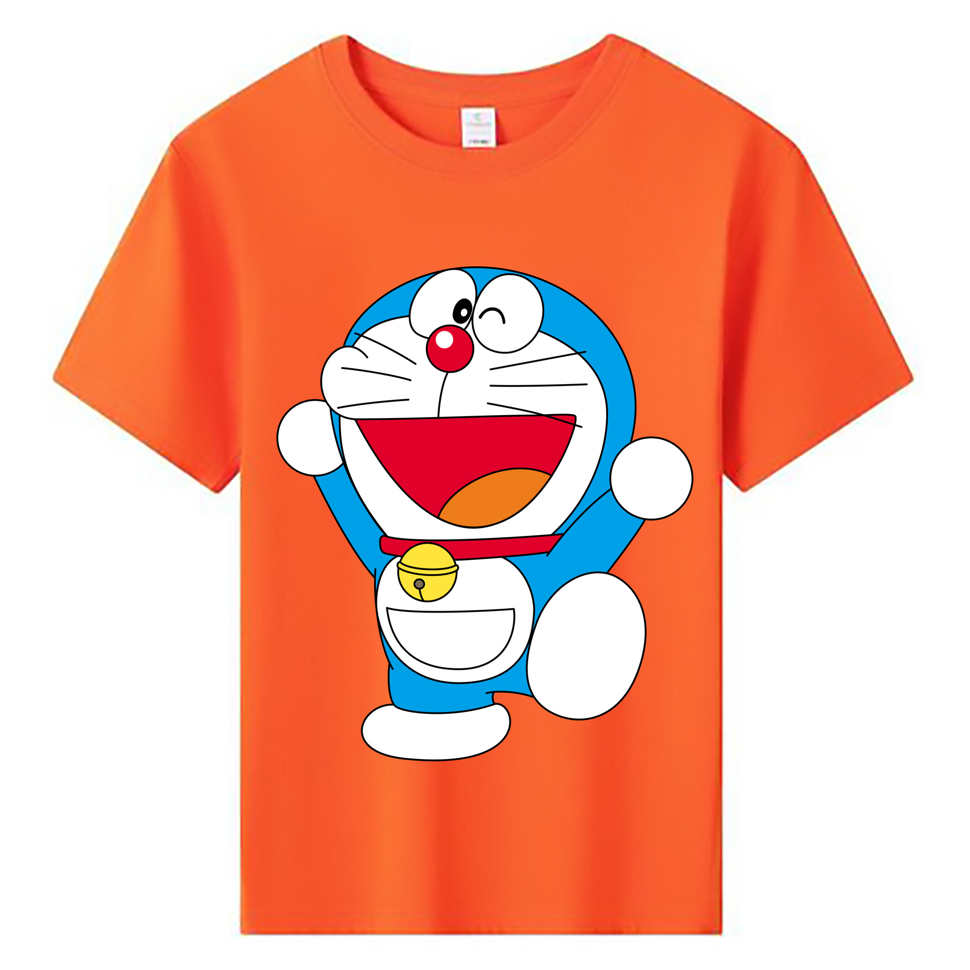 （画像用） ドラえもん Doraemon 綿100％キッズTシャツ（フロントプリント）