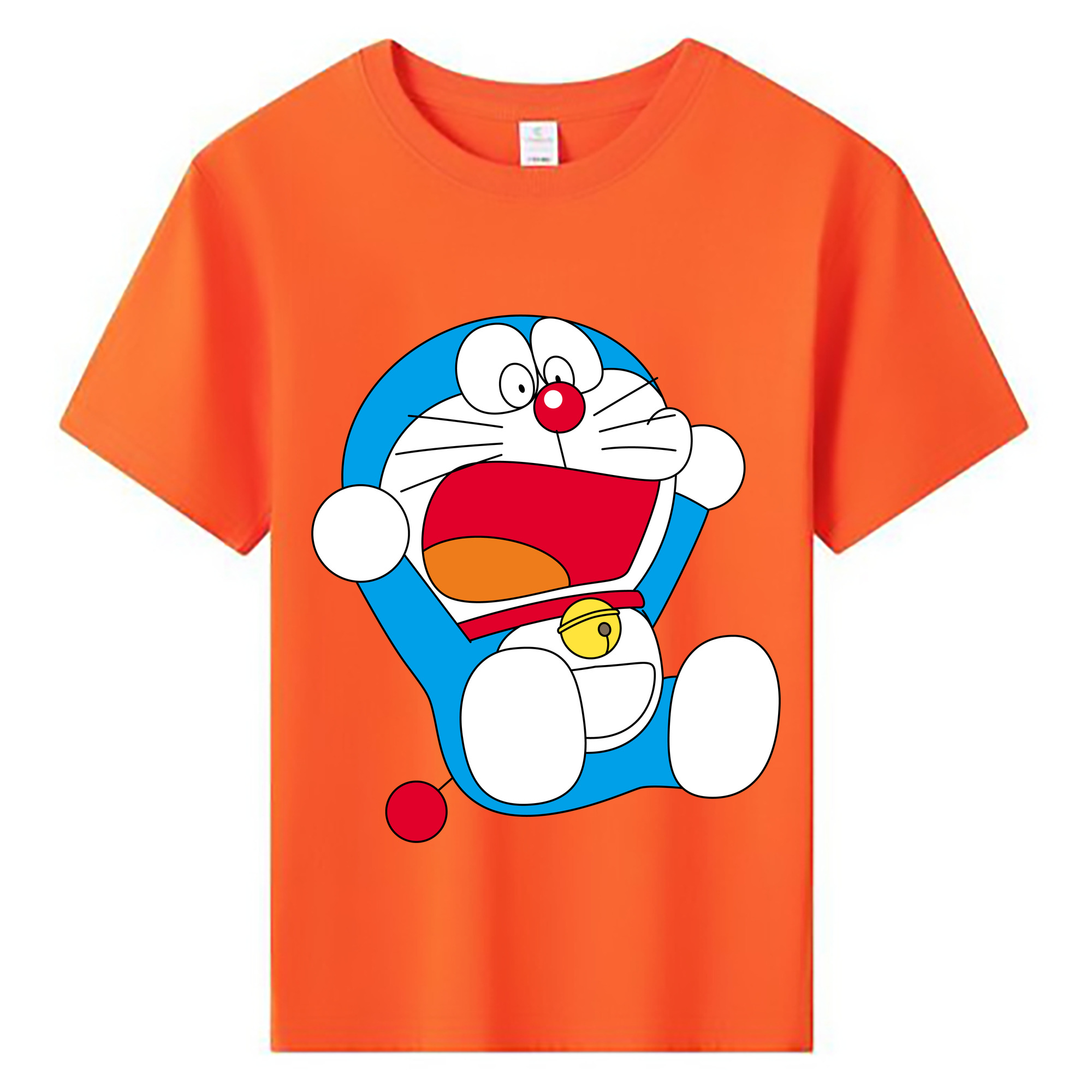 （画像用） ドラえもん Doraemon 綿100％キッズTシャツ（フロントプリント）