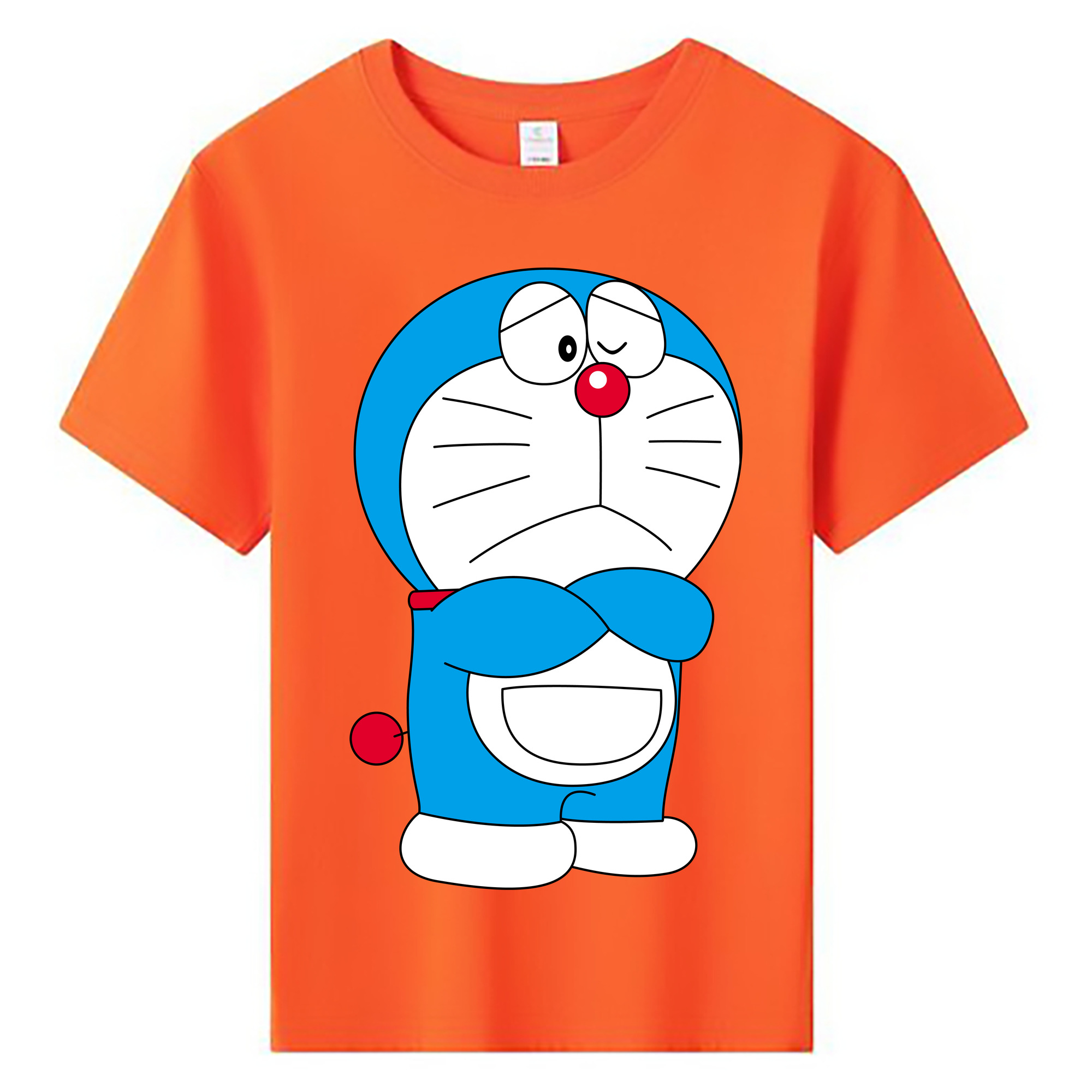 （画像用） ドラえもん Doraemon 綿100％キッズTシャツ（フロントプリント）
