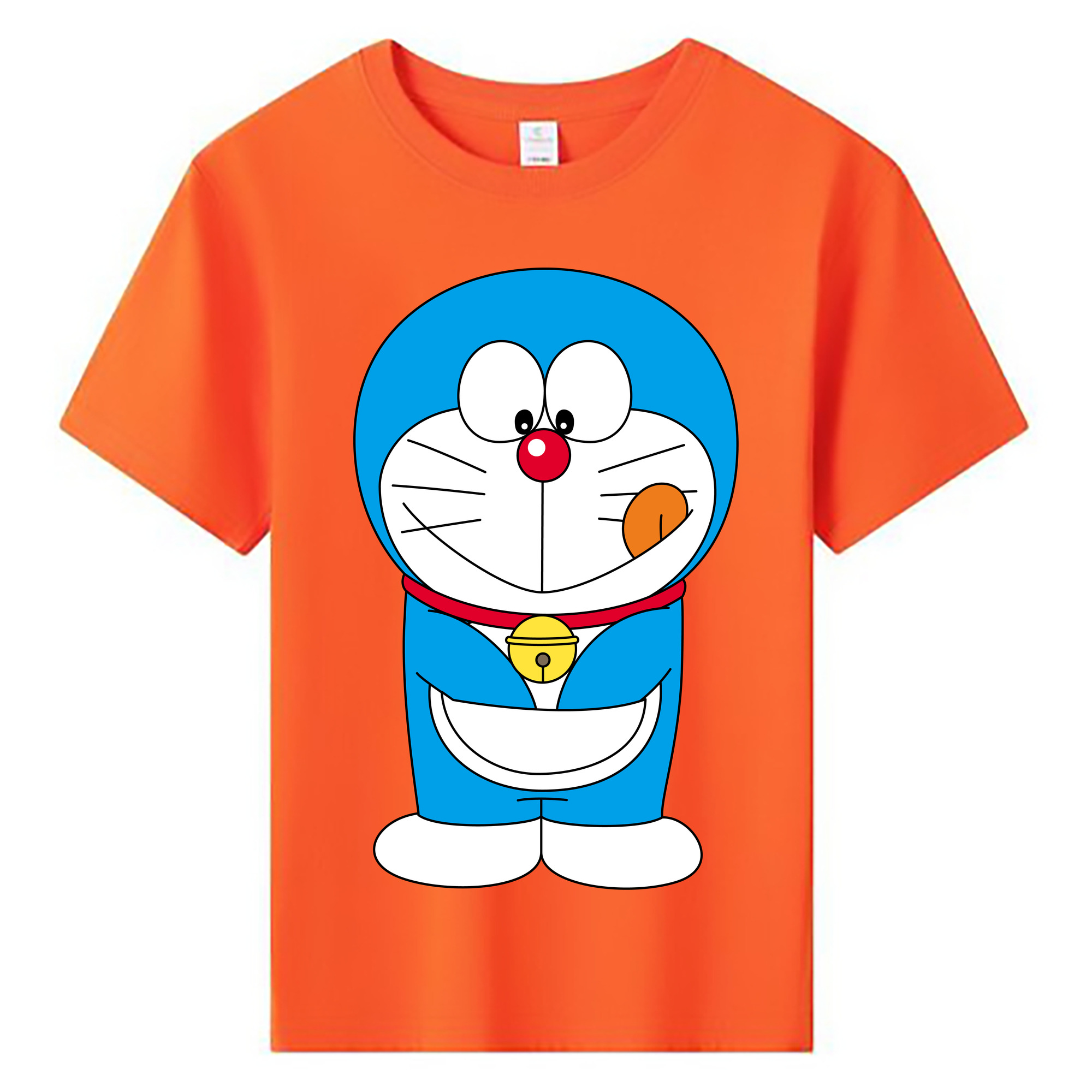 （画像用） ドラえもん Doraemon 綿100％キッズTシャツ（フロントプリント）