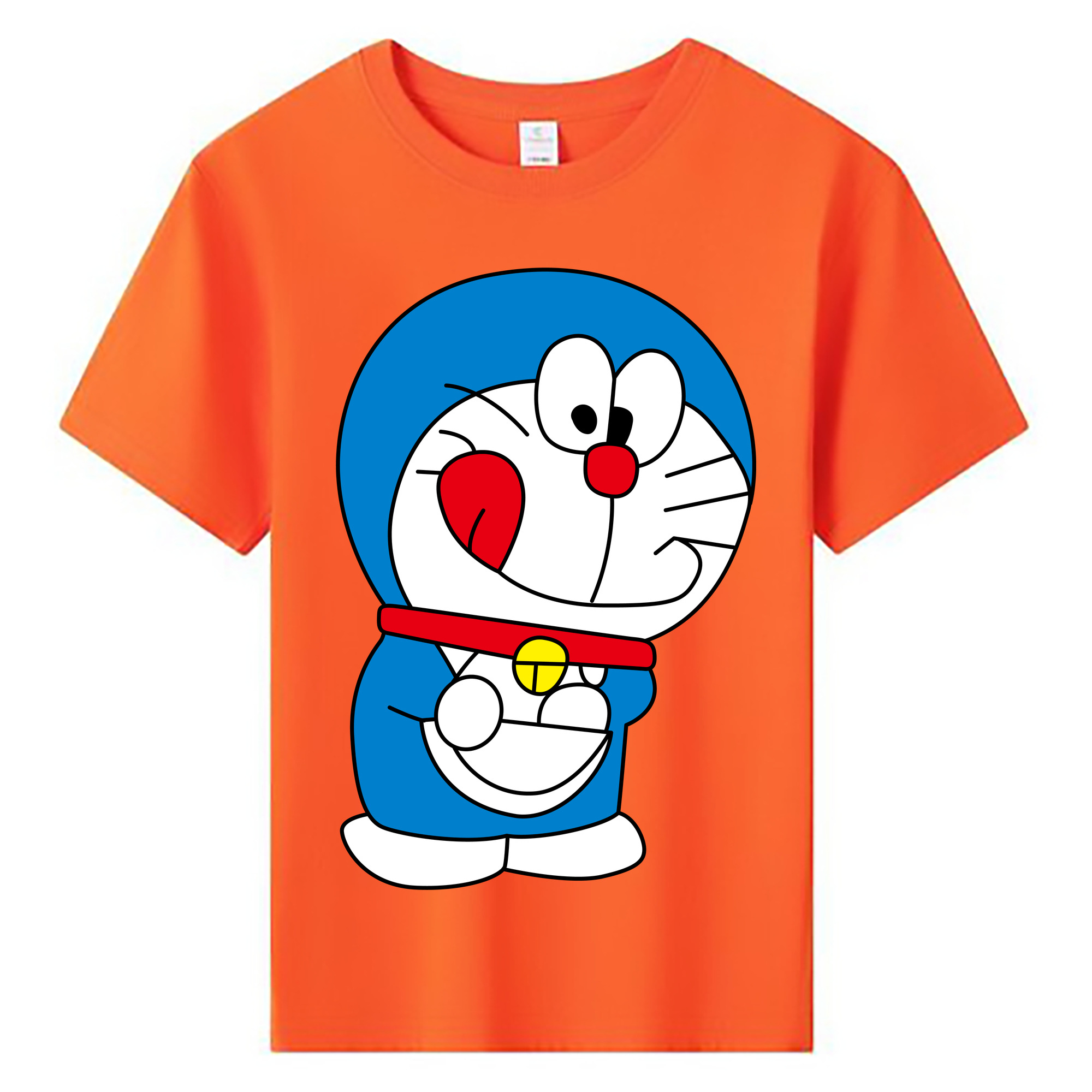 （画像用） ドラえもん Doraemon 綿100％キッズTシャツ（フロントプリント）