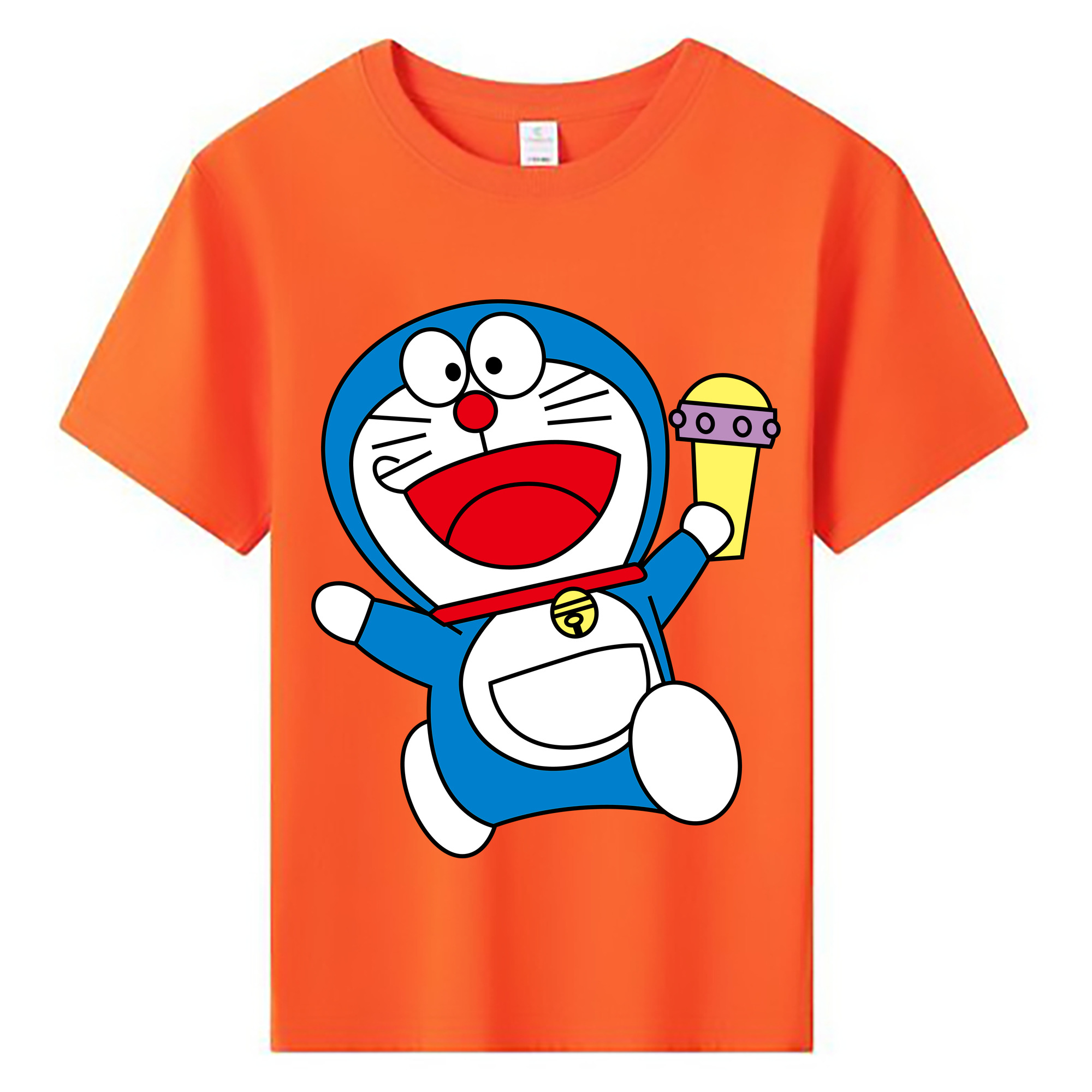 （画像用） ドラえもん Doraemon 綿100％キッズTシャツ（フロントプリント）