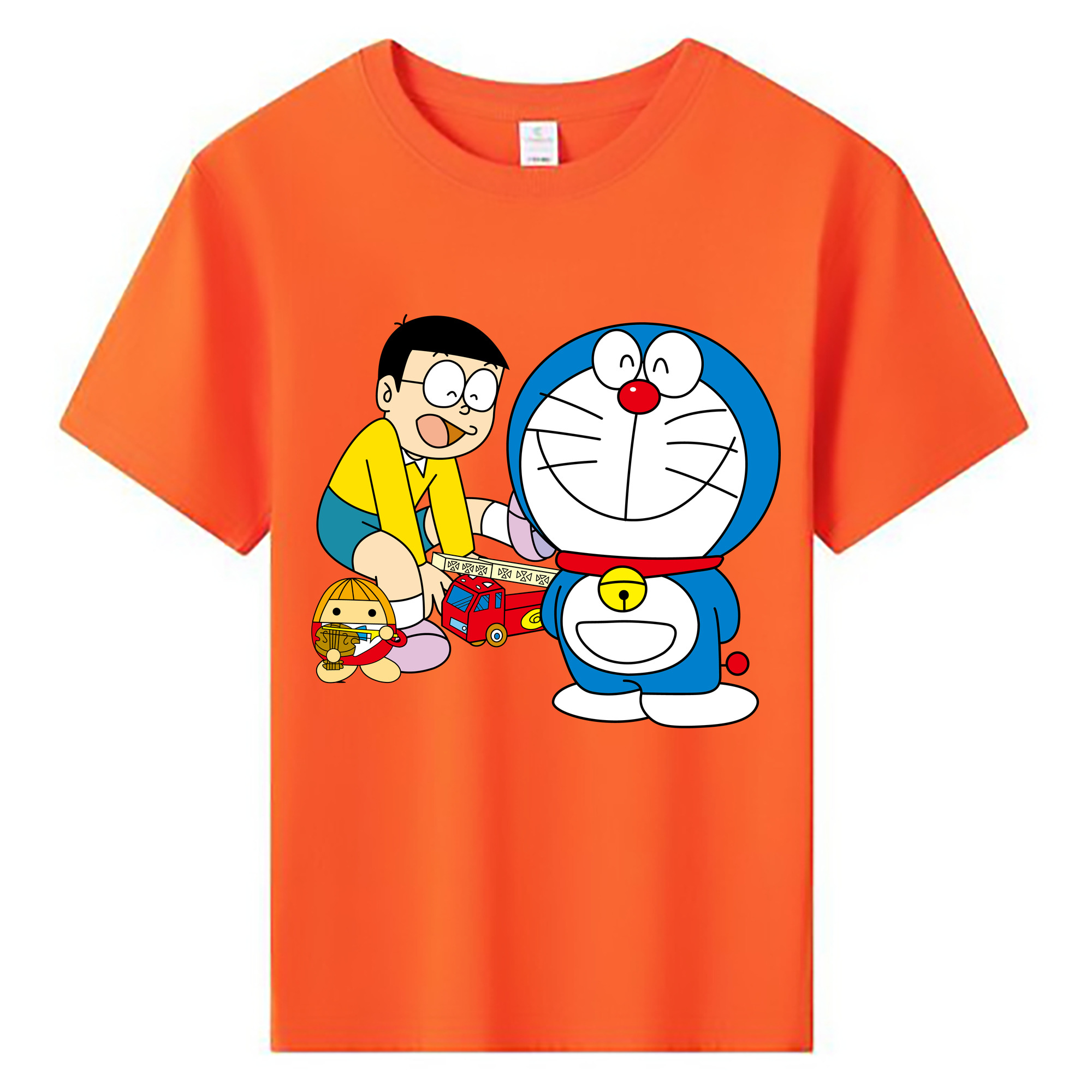 （画像用） ドラえもん Doraemon 綿100％キッズTシャツ（フロントプリント）
