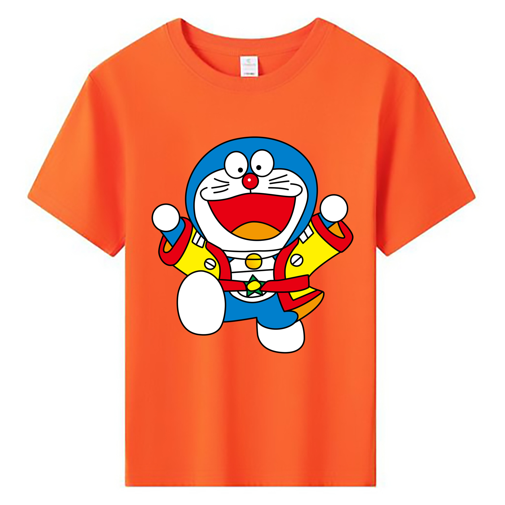 （画像用） ドラえもん Doraemon 綿100％キッズTシャツ（フロントプリント）