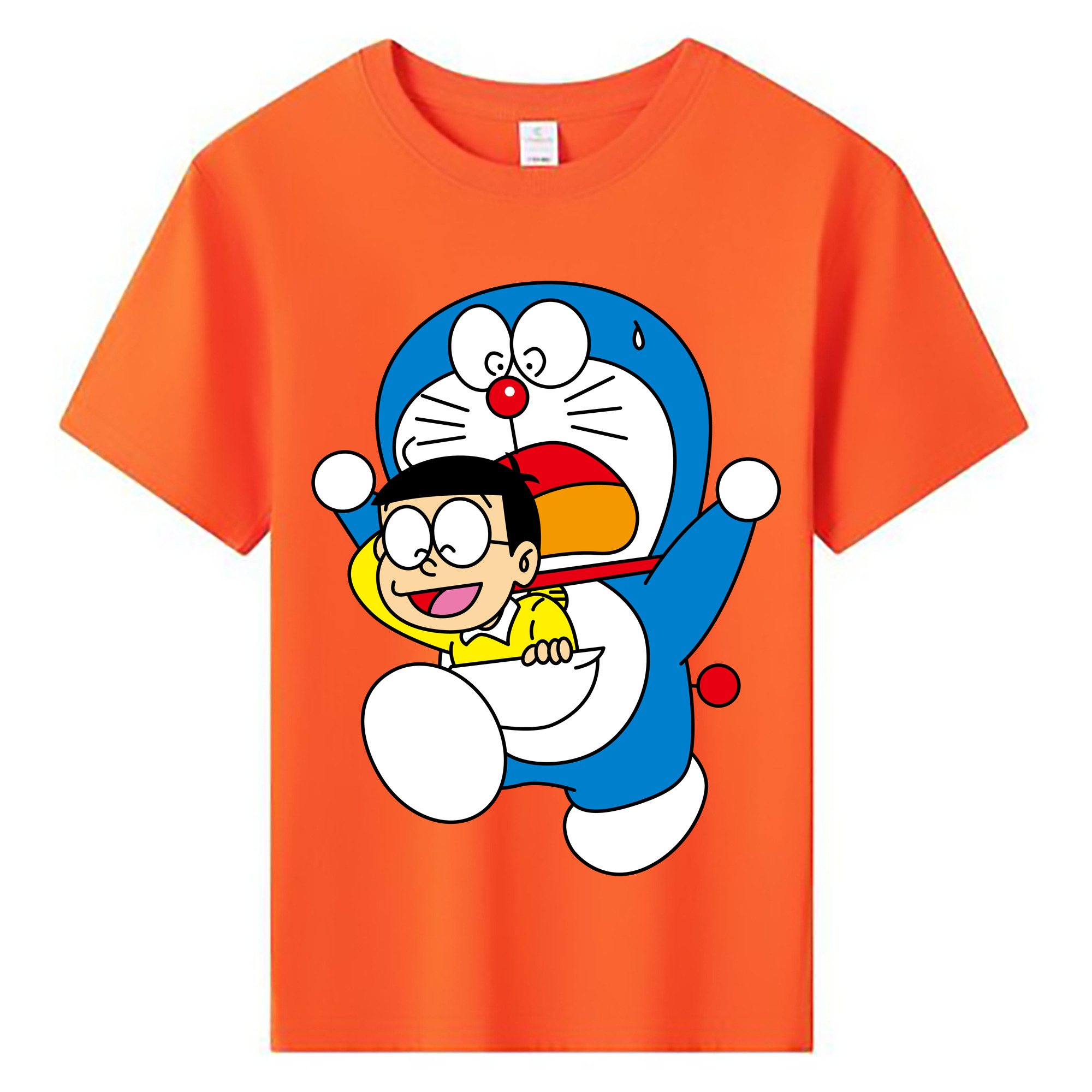 （画像用） ドラえもん Doraemon 綿100％キッズTシャツ（フロントプリント）