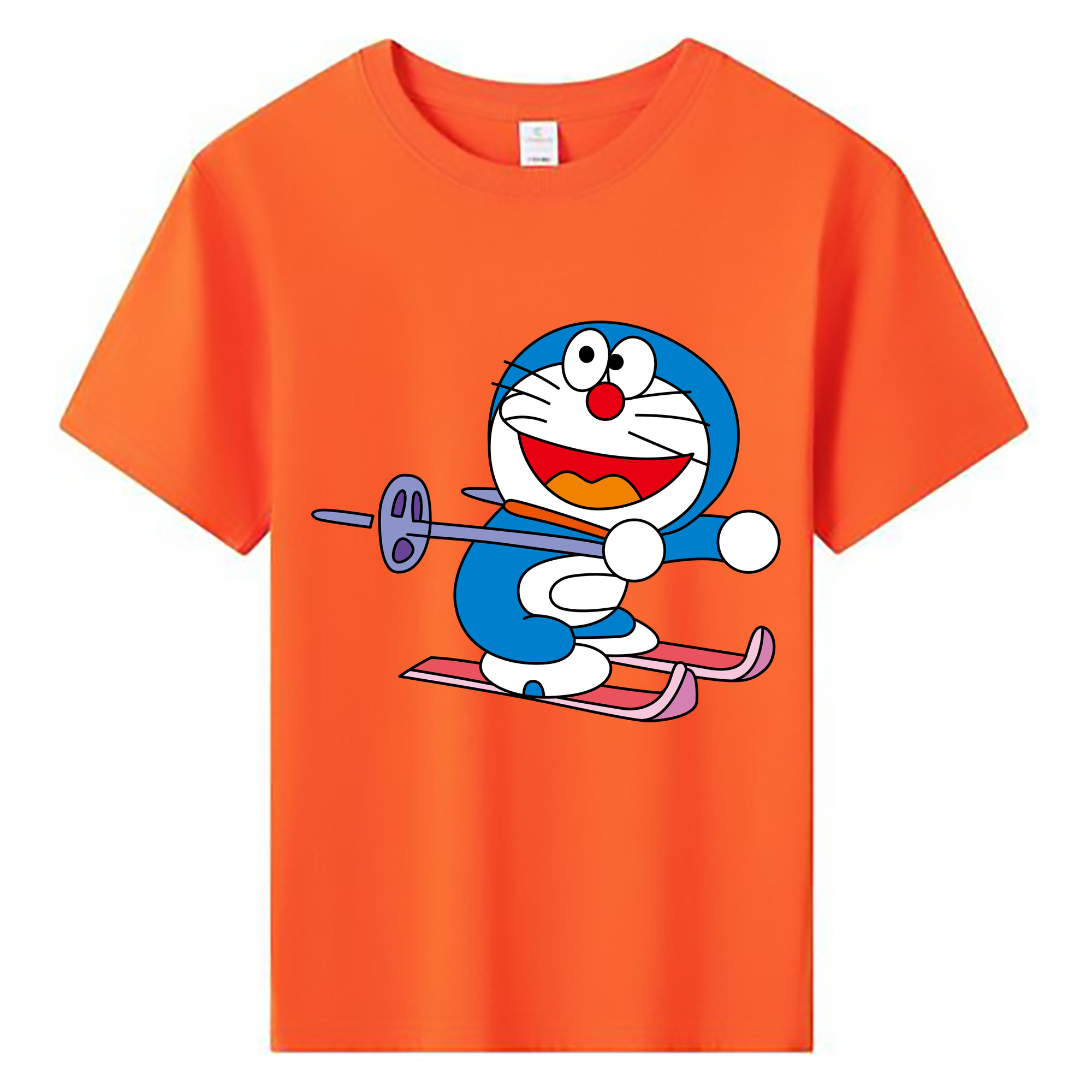 （画像用） ドラえもん Doraemon 綿100％キッズTシャツ（フロントプリント）