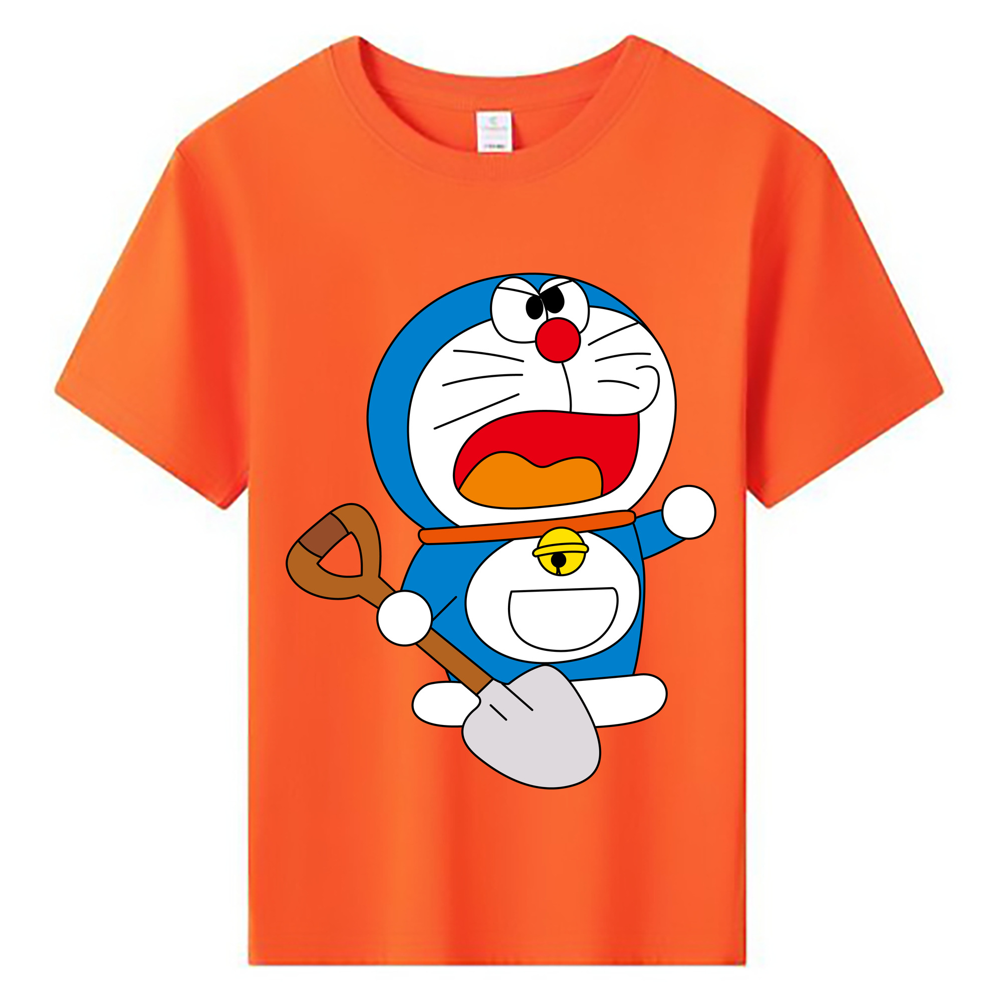 （画像用） ドラえもん Doraemon 綿100％キッズTシャツ（フロントプリント）