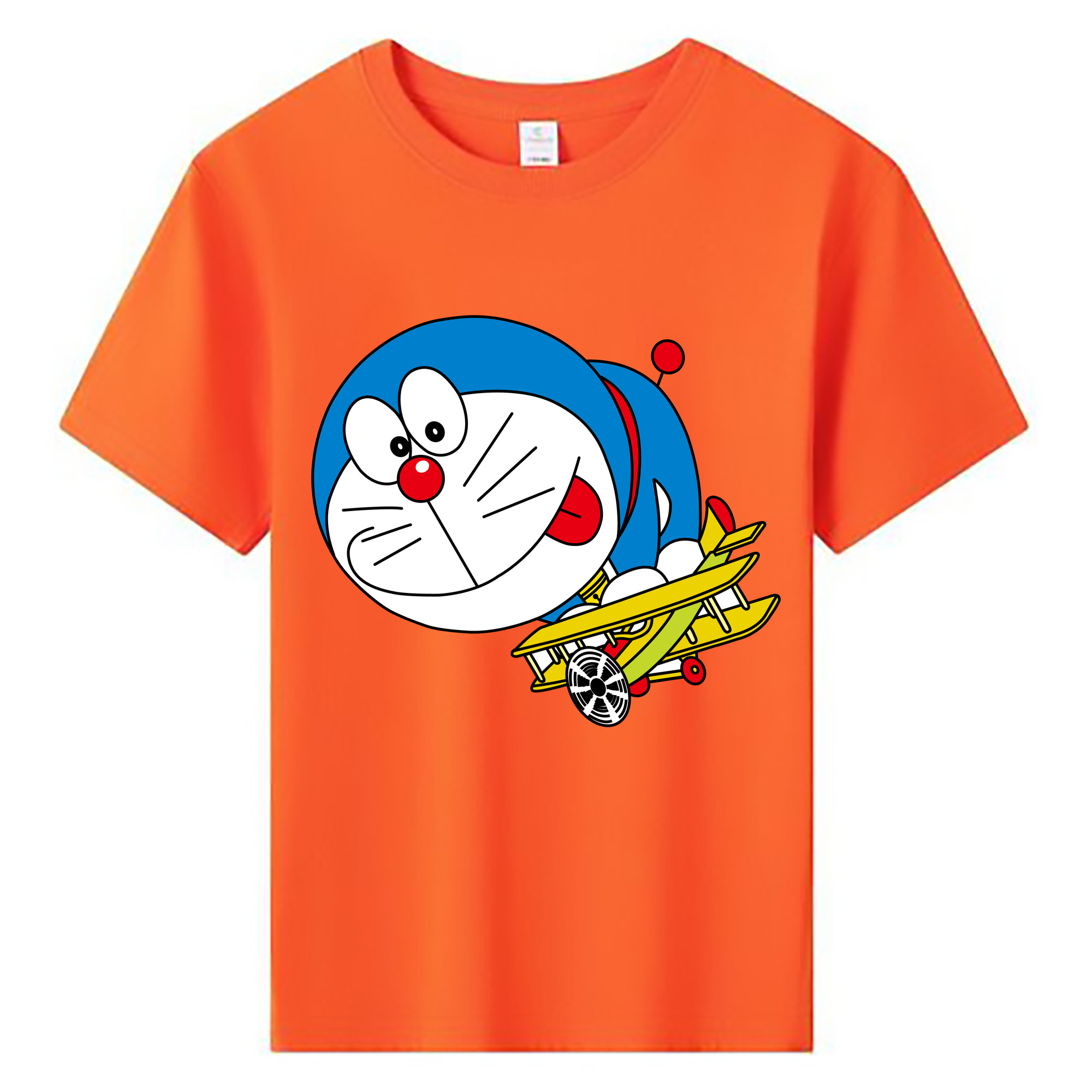 （画像用） ドラえもん Doraemon 綿100％キッズTシャツ（フロントプリント）