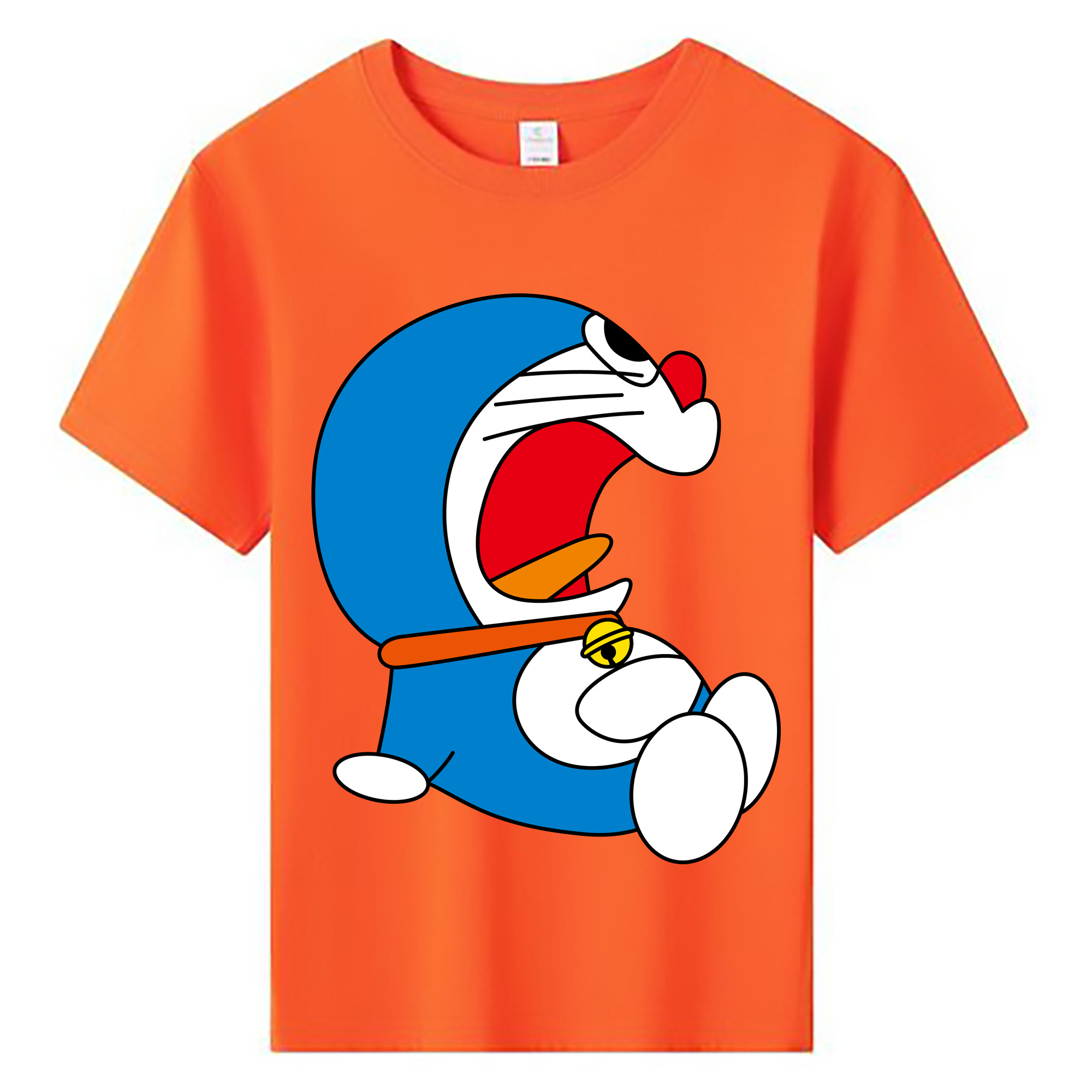 （画像用） ドラえもん Doraemon 綿100％キッズTシャツ（フロントプリント）