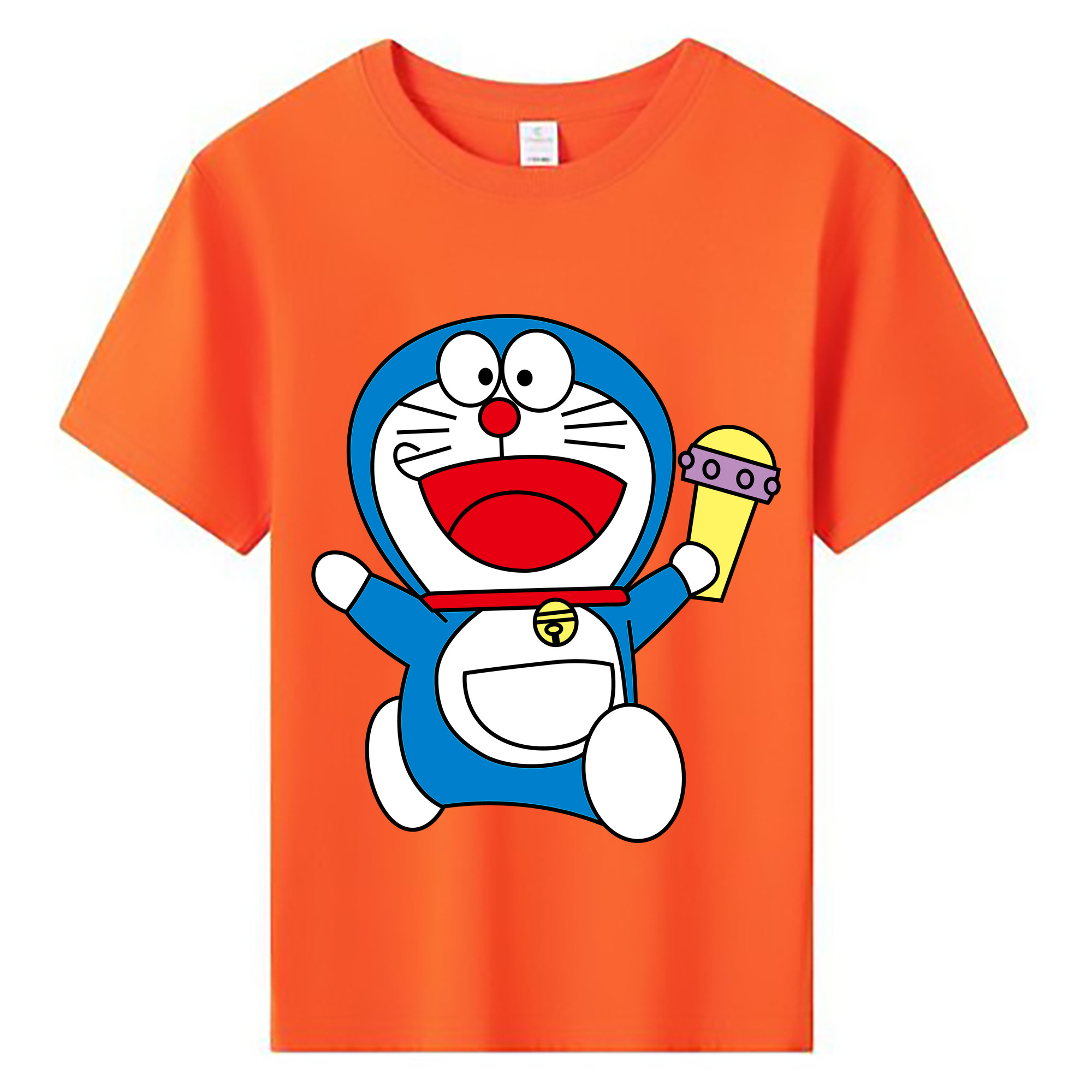 （画像用） ドラえもん Doraemon 綿100％キッズTシャツ（フロントプリント）