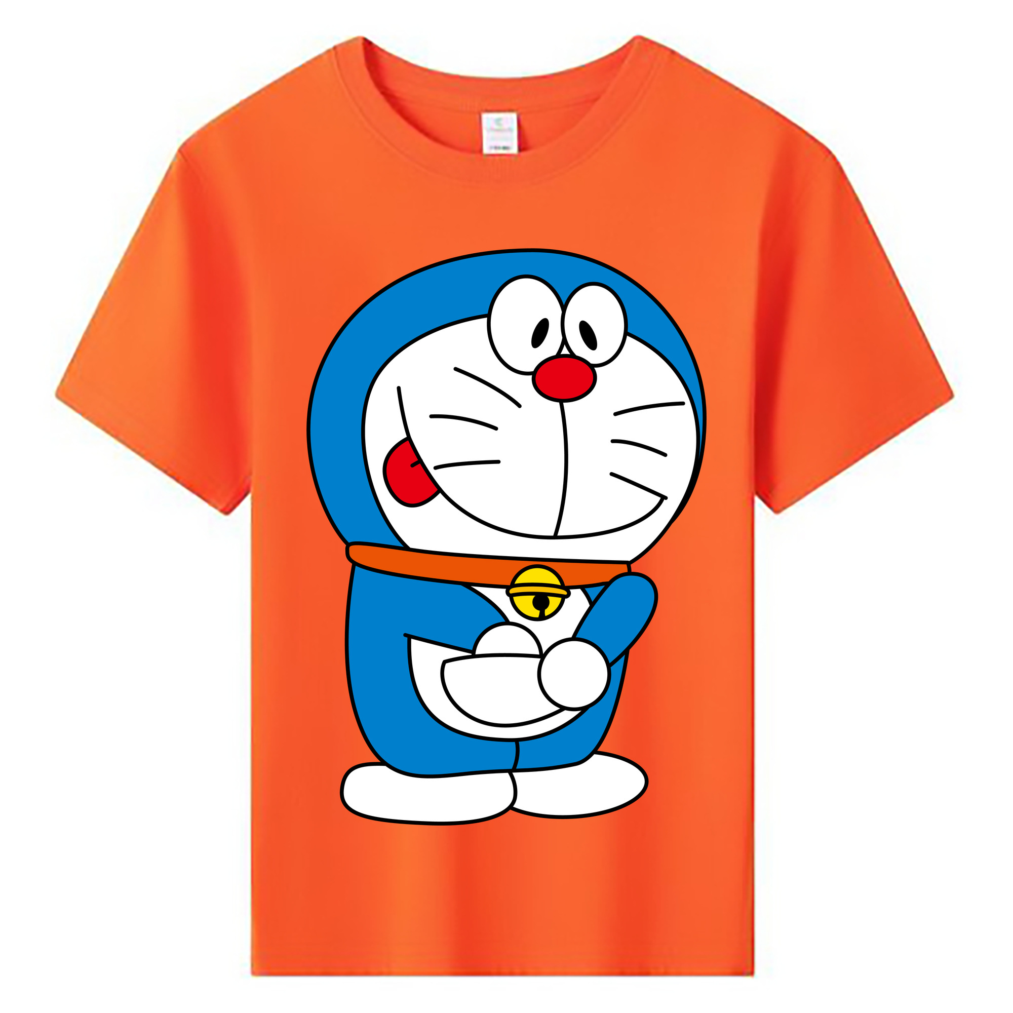 （画像用） ドラえもん Doraemon 綿100％キッズTシャツ（フロントプリント）