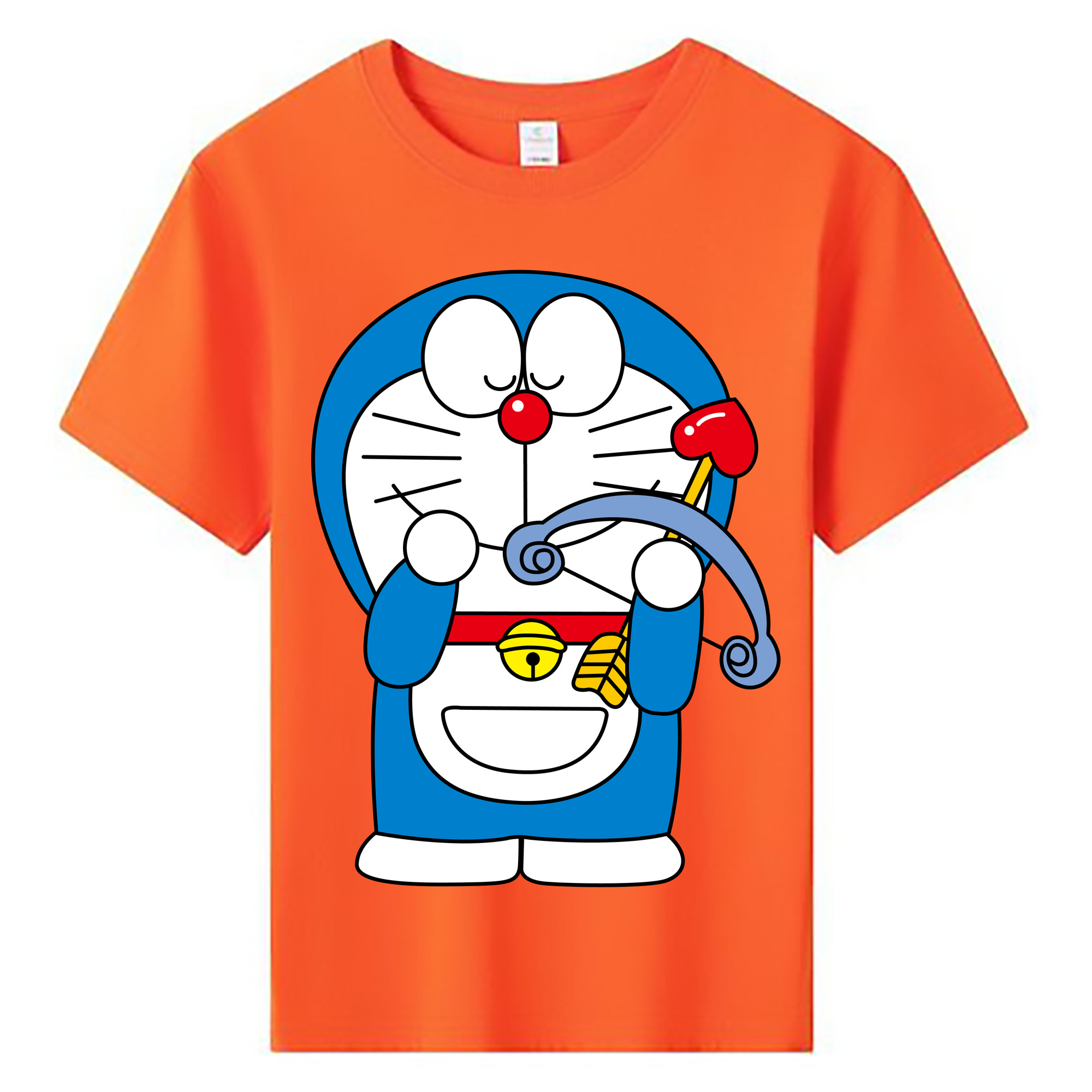 （画像用） ドラえもん Doraemon 綿100％キッズTシャツ（フロントプリント）