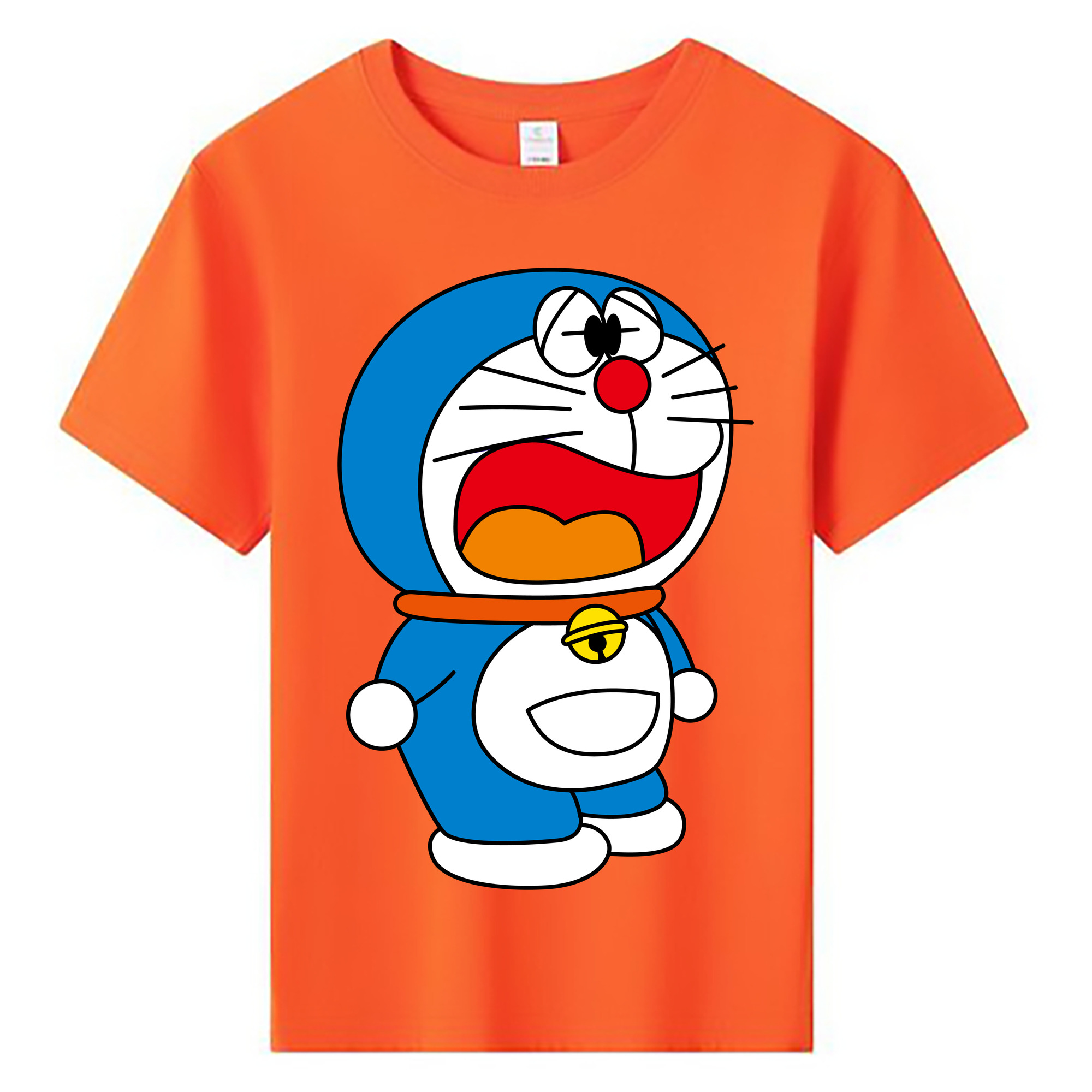 （画像用） ドラえもん Doraemon 綿100％キッズTシャツ（フロントプリント）