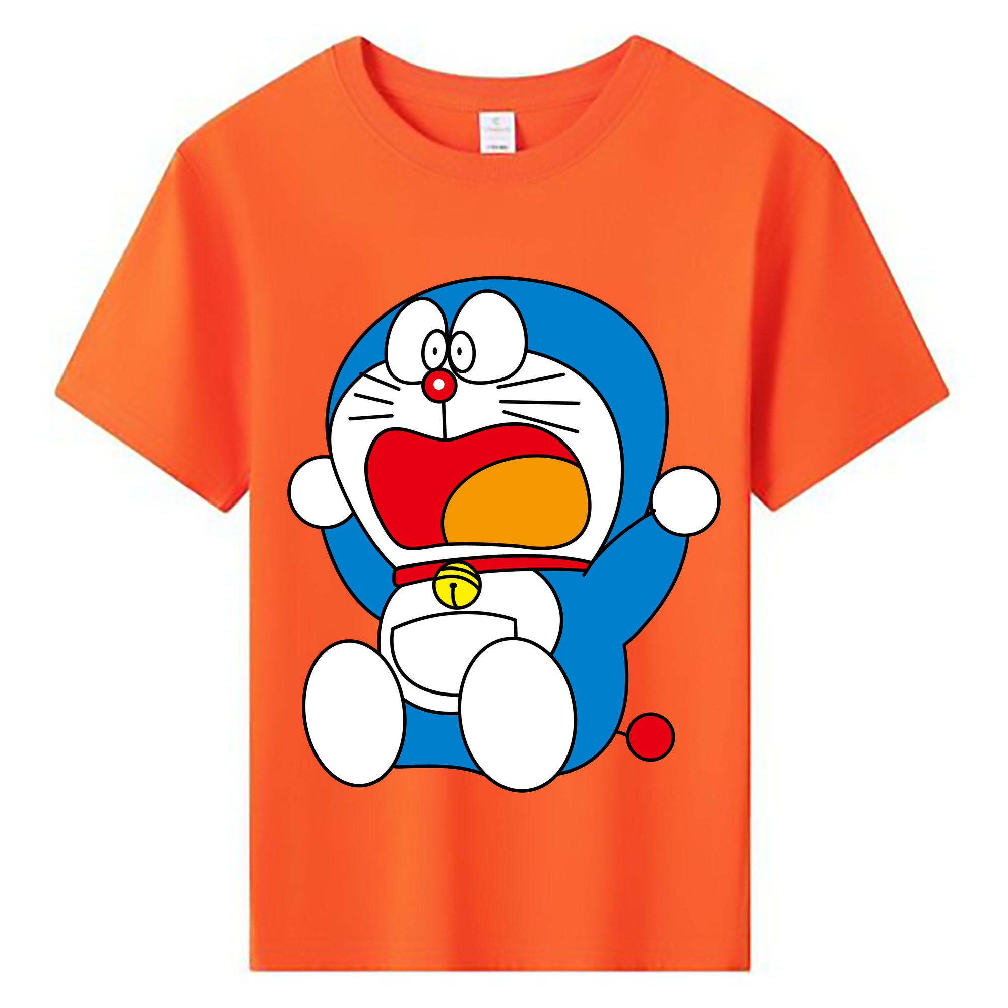 （画像用） ドラえもん Doraemon 綿100％キッズTシャツ（フロントプリント）