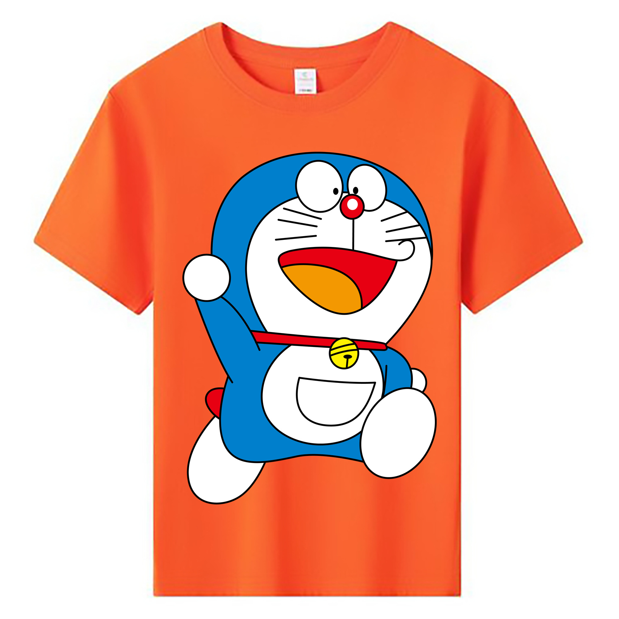 （画像用） ドラえもん Doraemon 綿100％キッズTシャツ（フロントプリント）