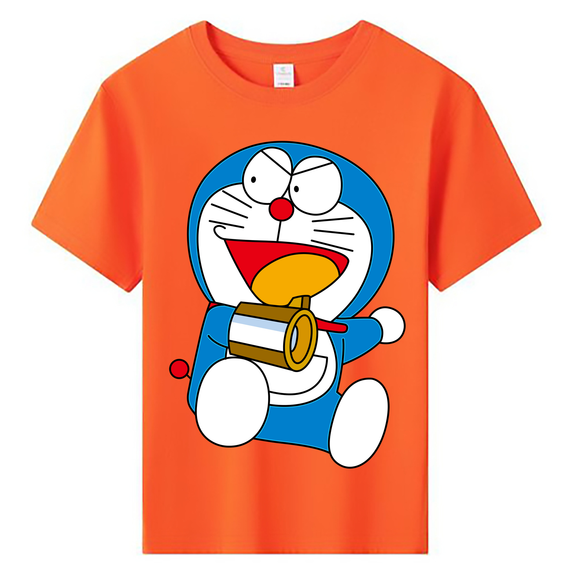 （画像用） ドラえもん Doraemon 綿100％キッズTシャツ（フロントプリント）